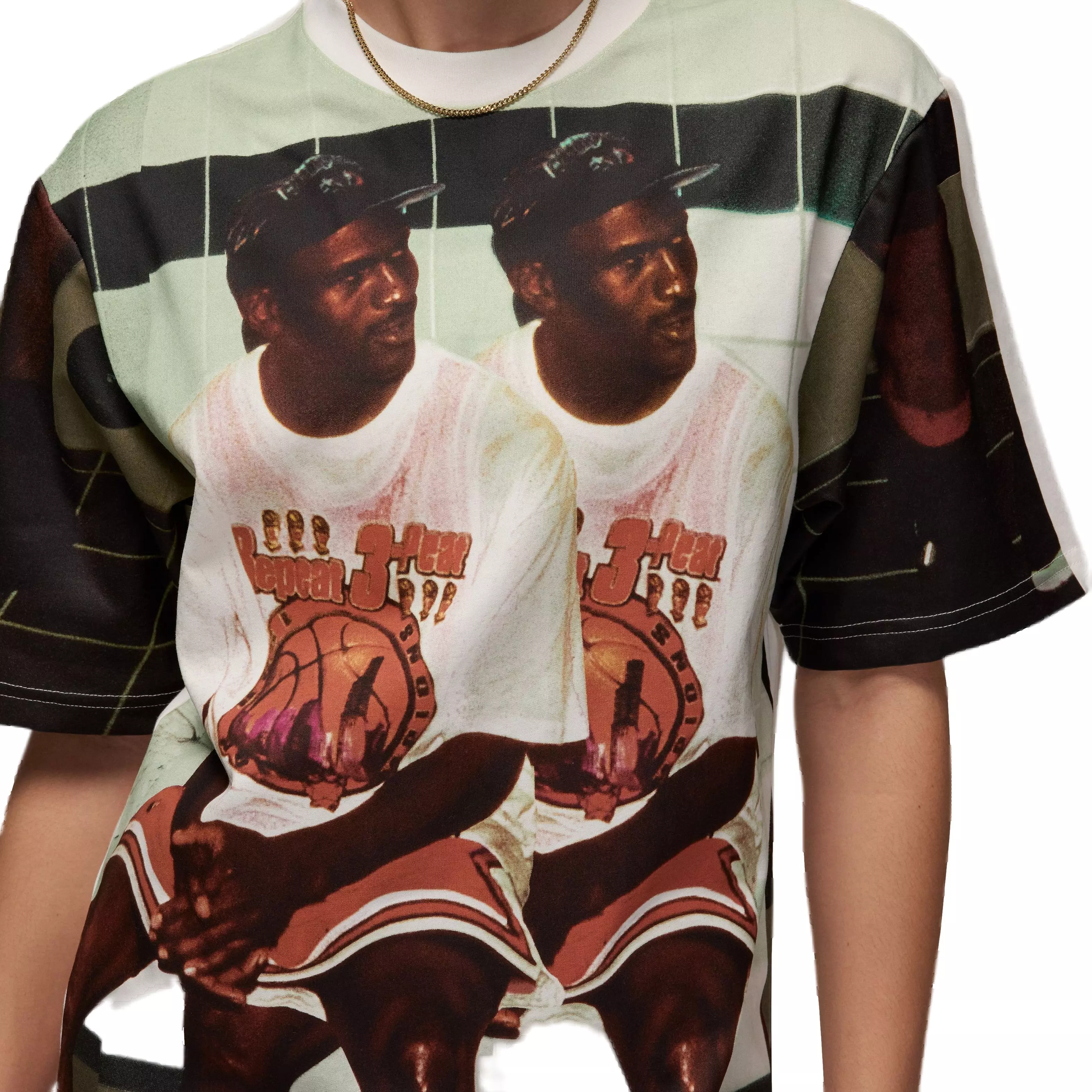 Jordan Men's Flight Heritage Tee - BLACK/WHITE