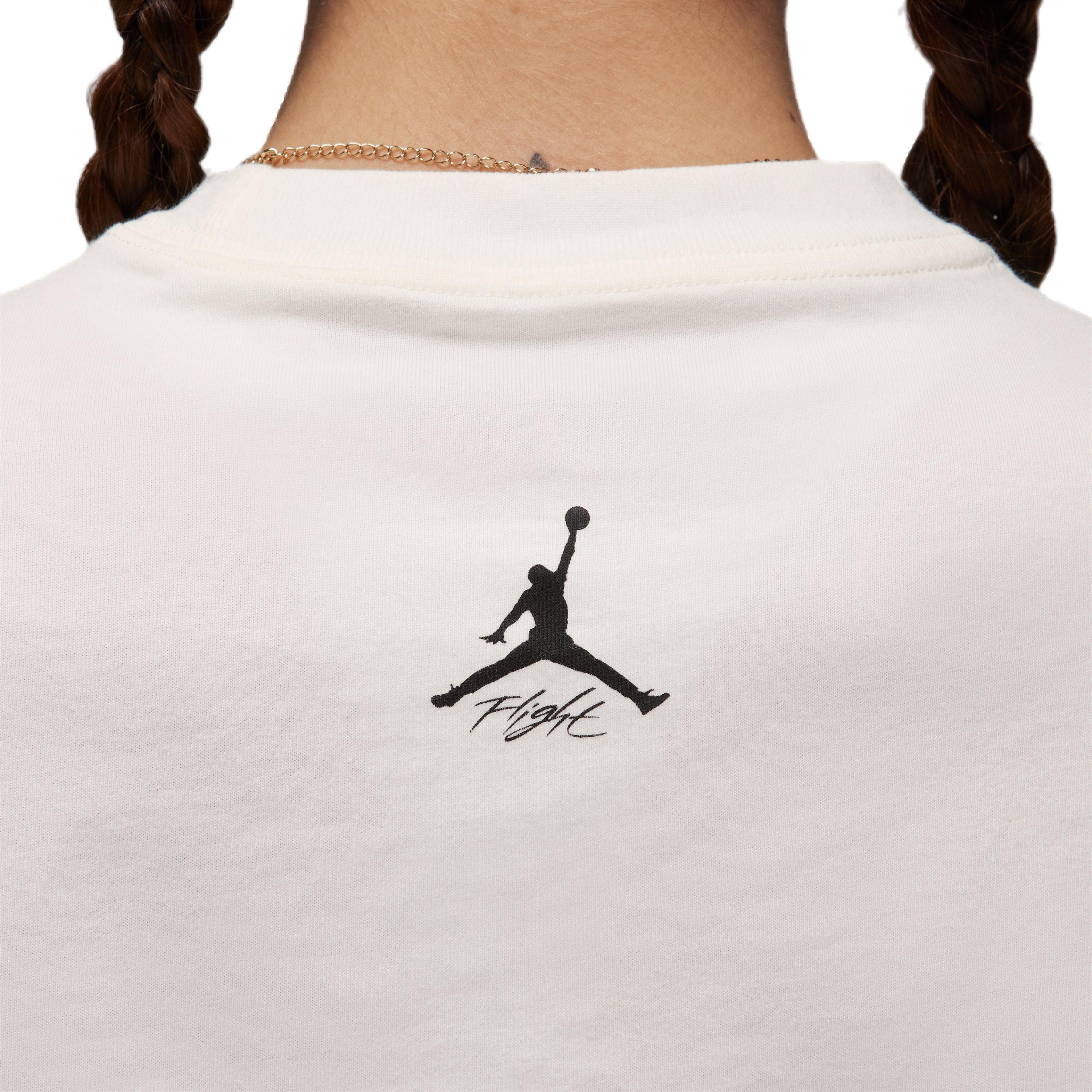 Jordan Men's Flight Heritage Tee - BLACK/WHITE Thumbnail View 6