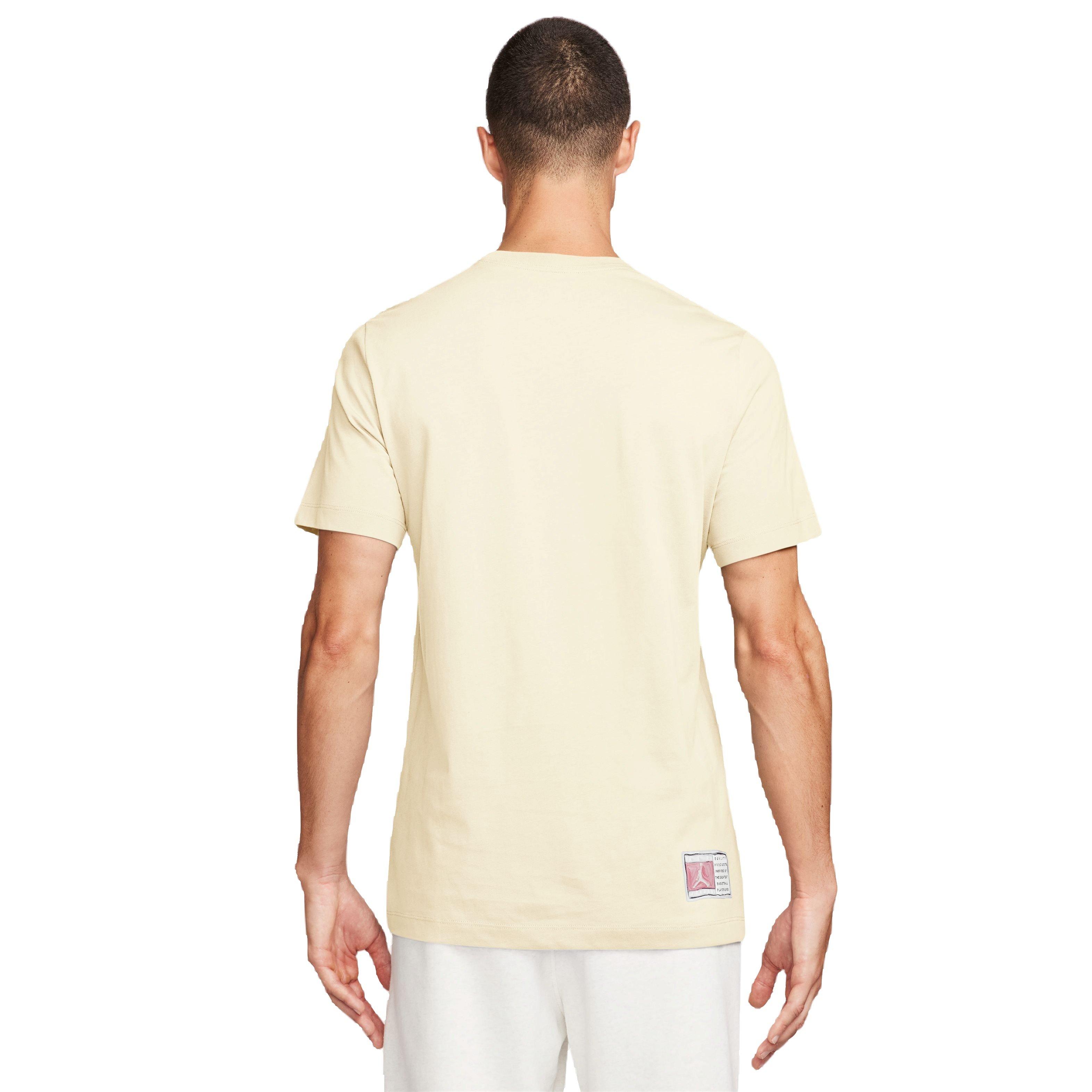 Jordan Men's Flight Essentials Rings Tee - White - WHITE Thumbnail View 2