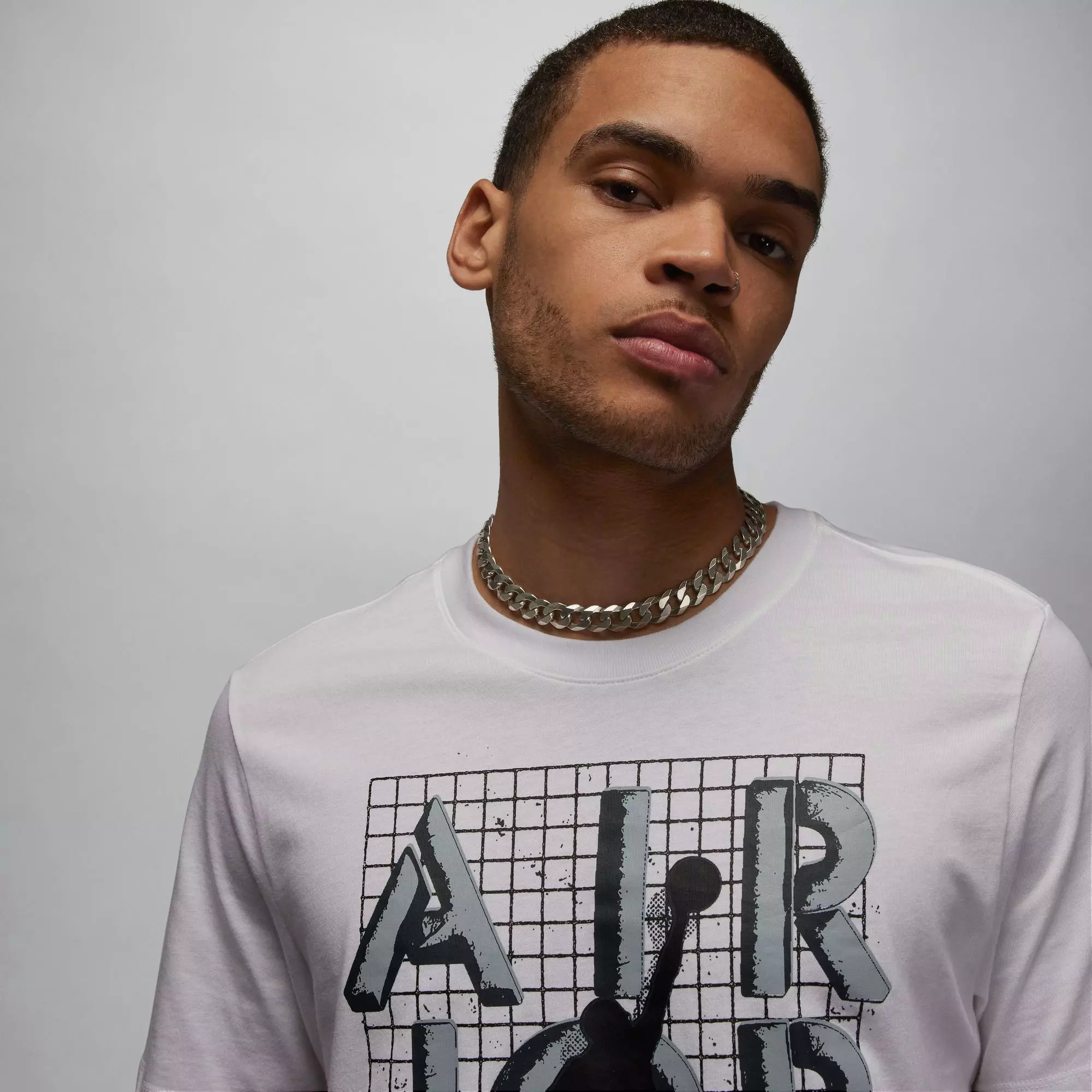 Jordan Men's Jumpman Stack Tee - Grey - GREY