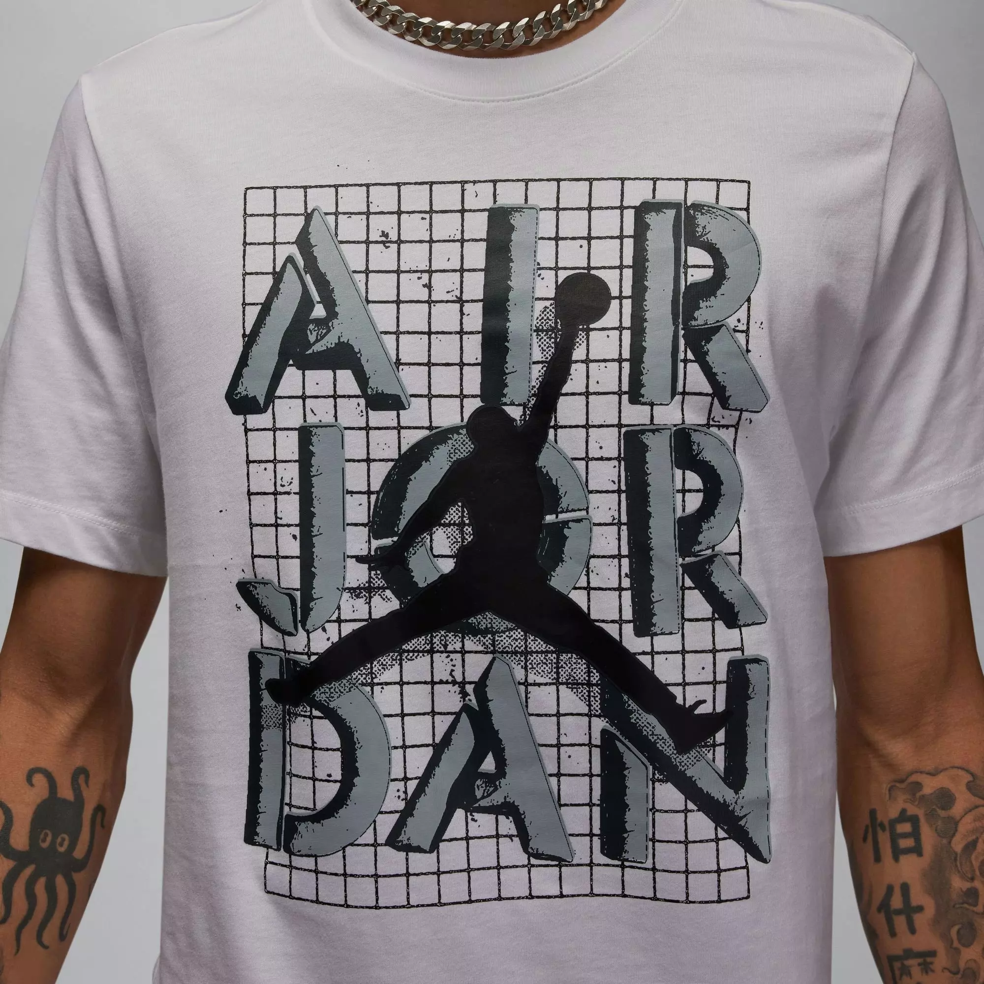 Jordan Men's Jumpman Stack Tee - Grey - GREY