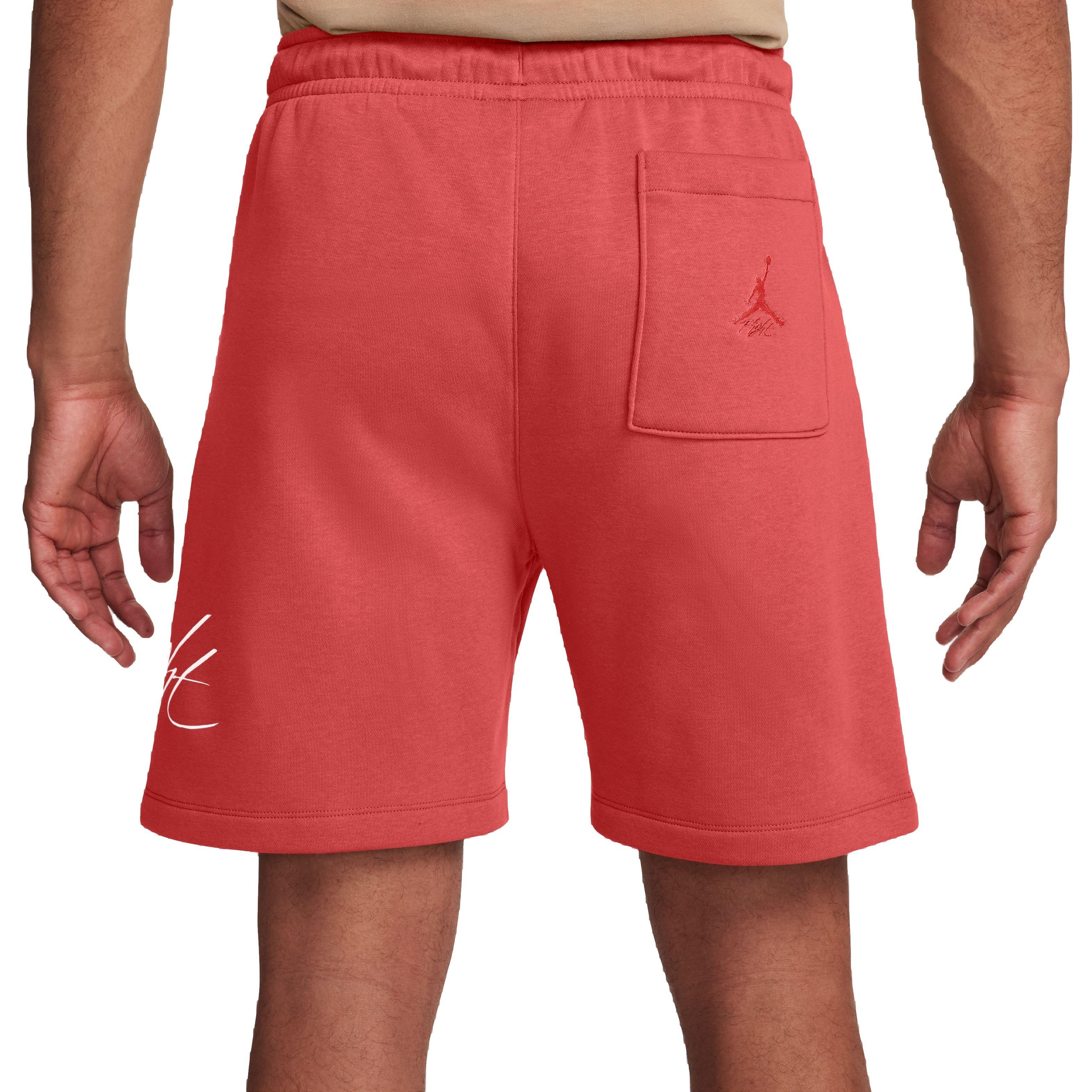 Jordan Men's Essentials Fleece Shorts-Red - RED Thumbnail View 2