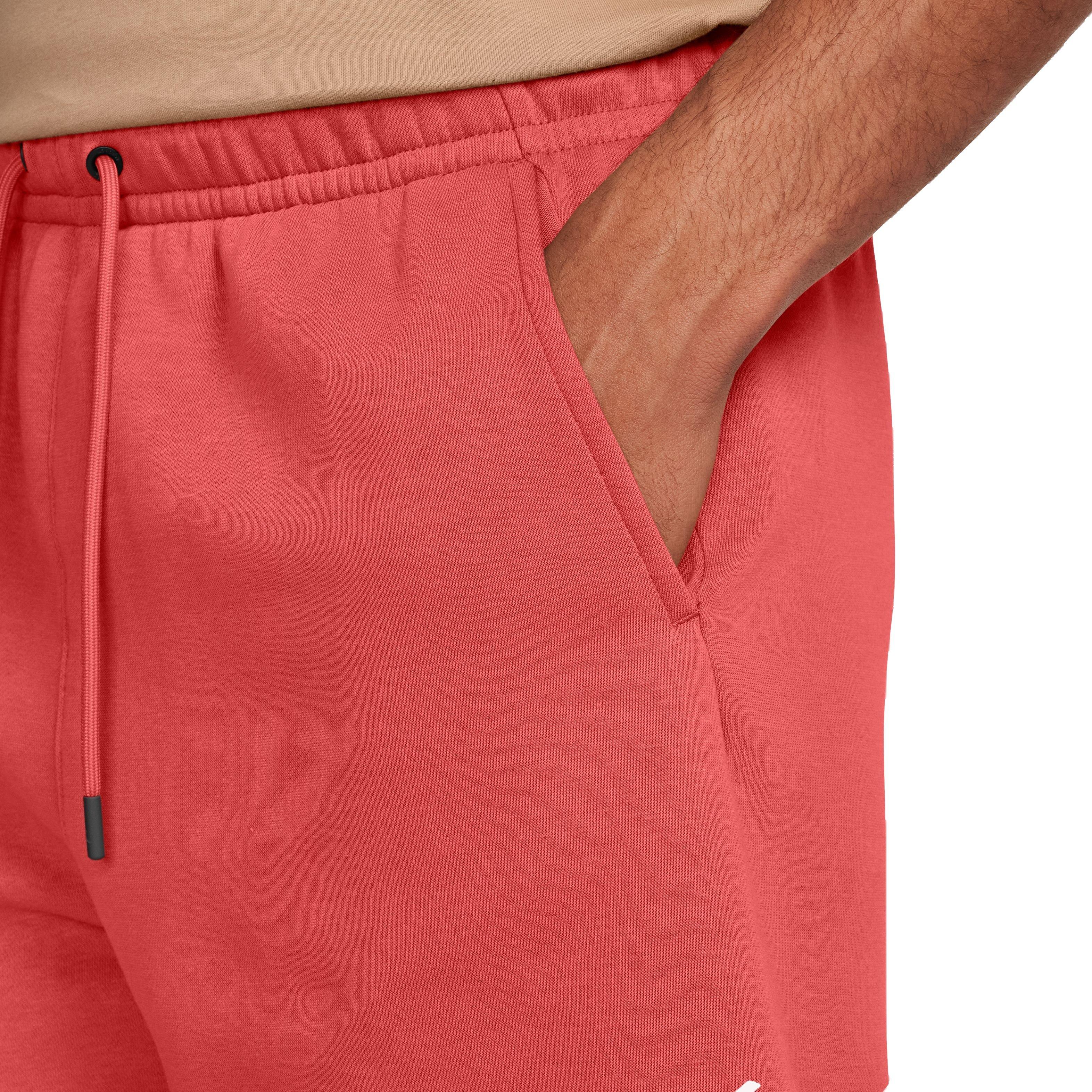 Jordan Men's Essentials Fleece Shorts-Red - RED Thumbnail View 3