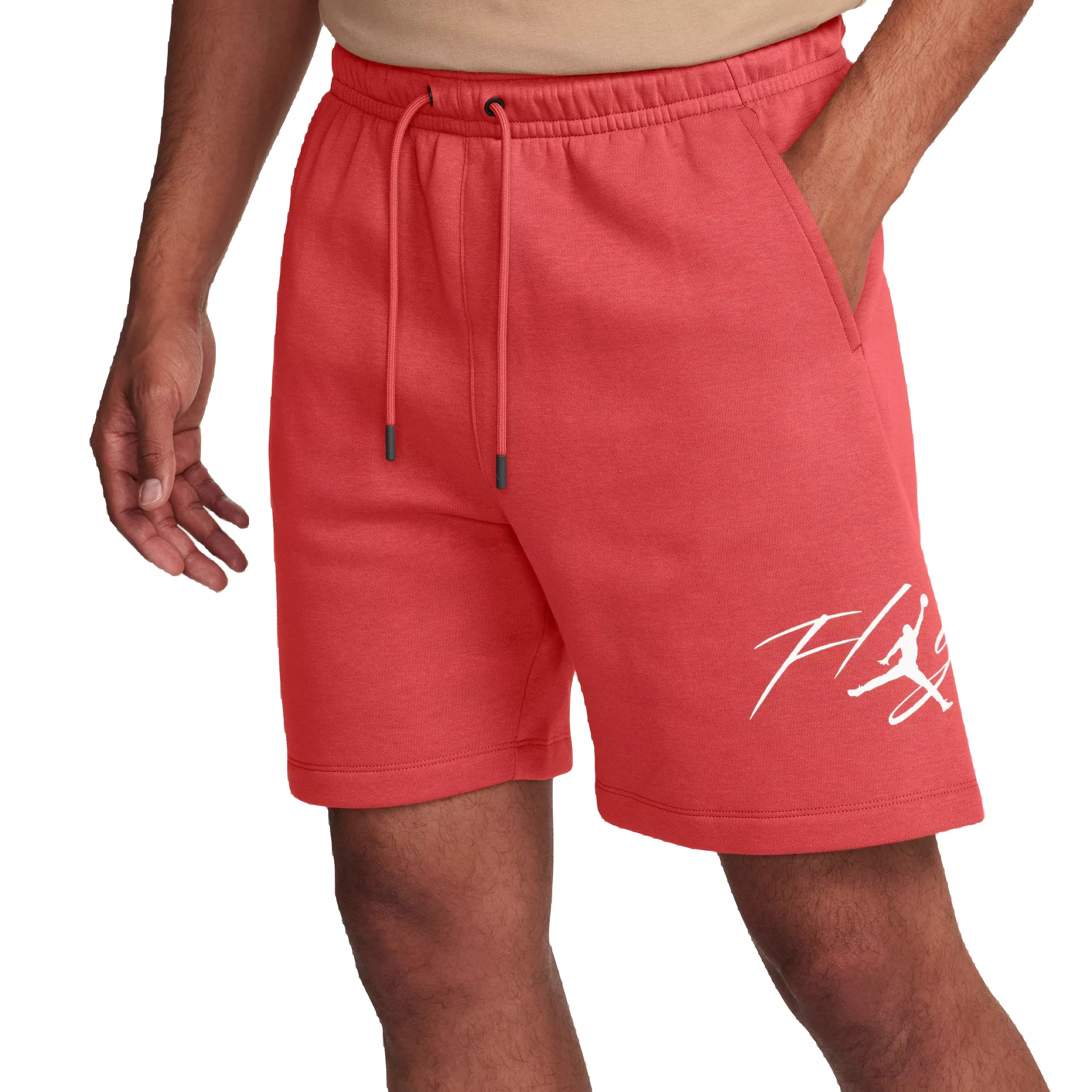 Jordan Men's Essentials Fleece Shorts-Red - RED