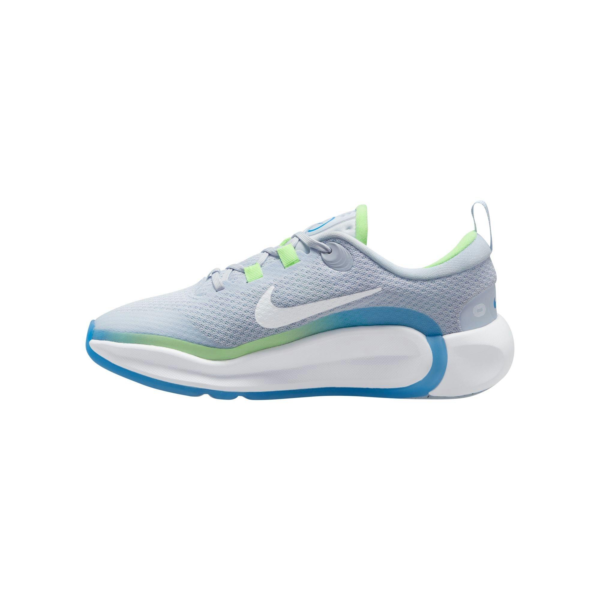 Nike Infinity Flow Grade School Girls' "Football Grey/White/Barely Volt" Running Shoe