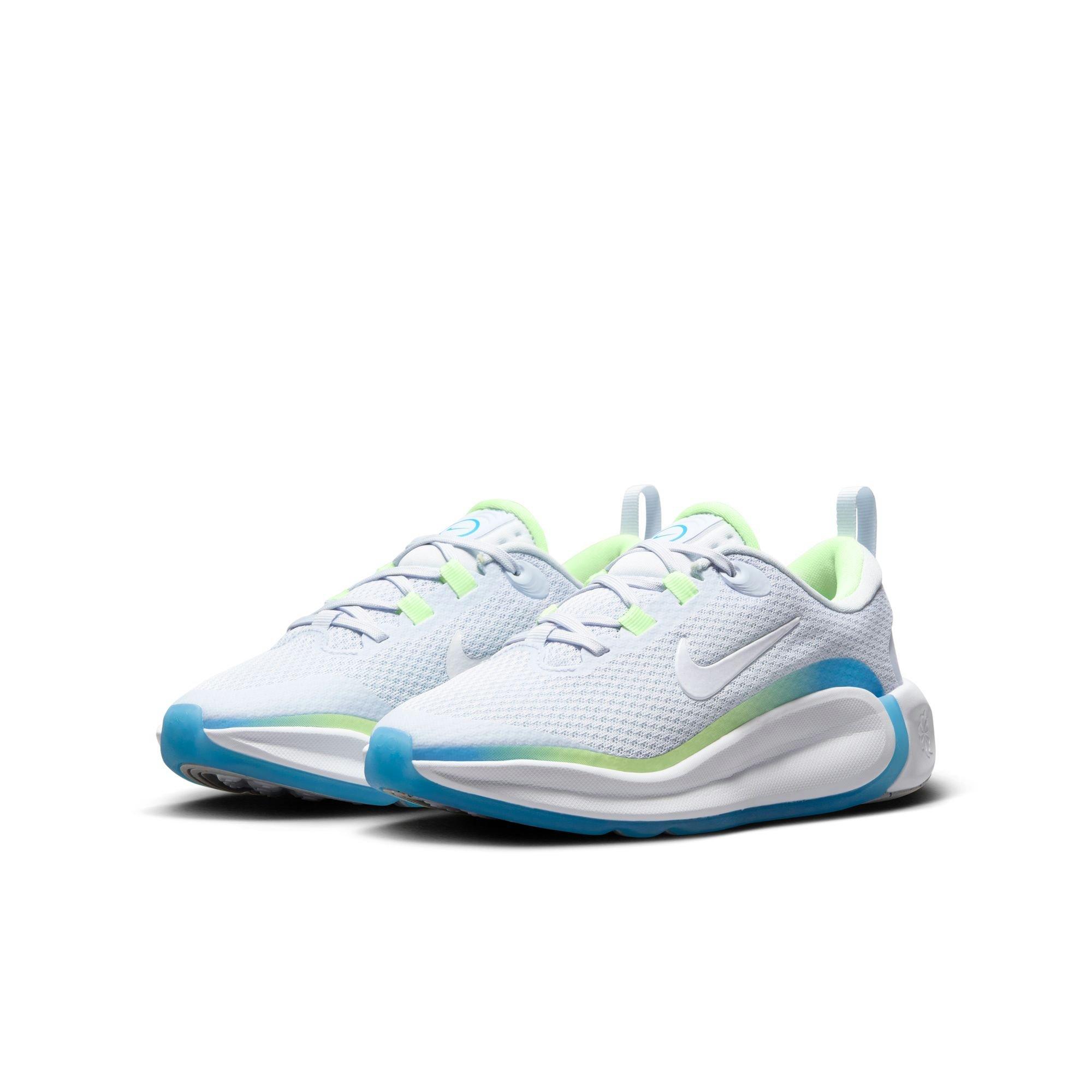 Nike Infinity Flow Grade School Girls' "Football Grey/White/Barely Volt" Running Shoe