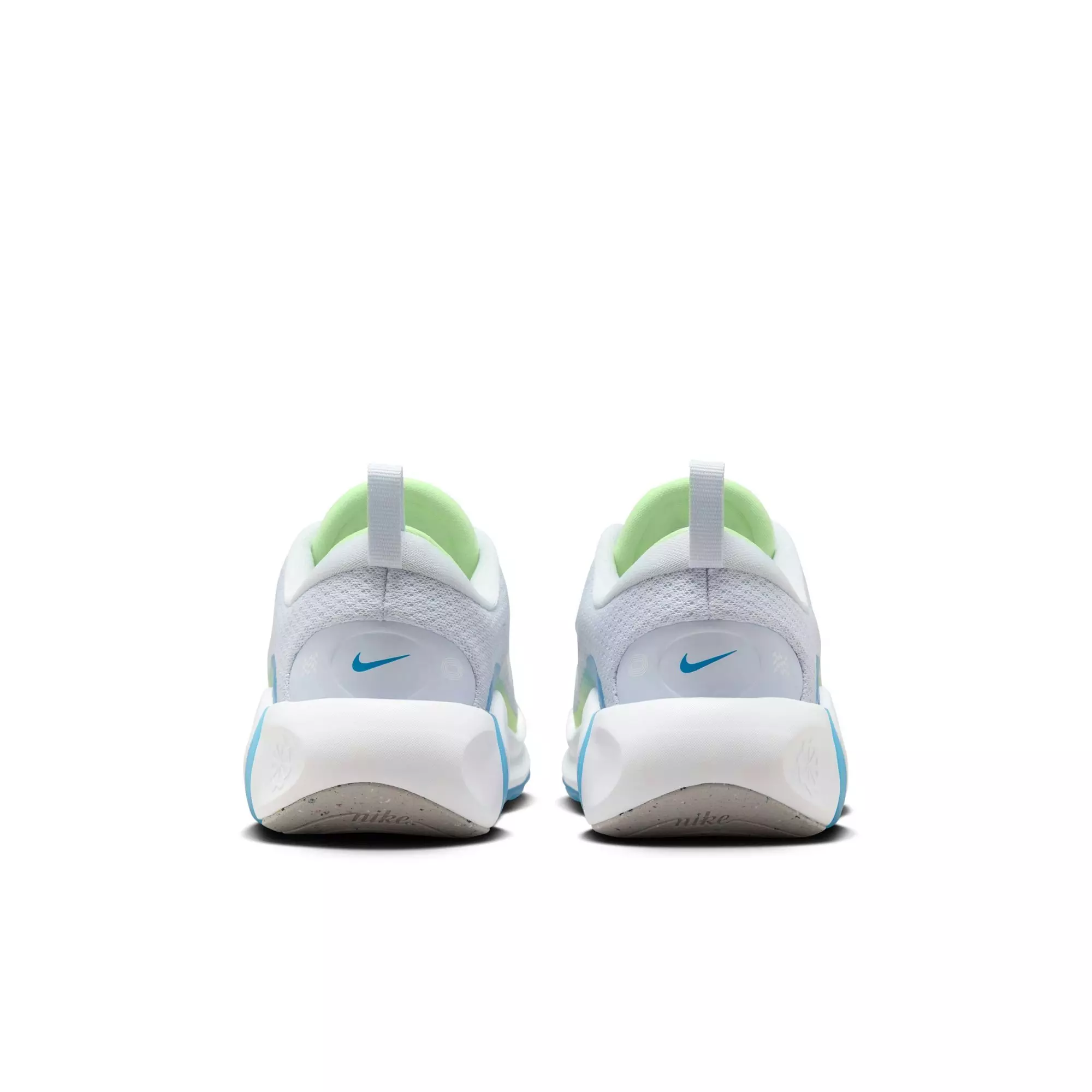 Nike Infinity Flow "Football Grey/White/Barely Volt" Grade School Girls' Running Shoe - GREY
