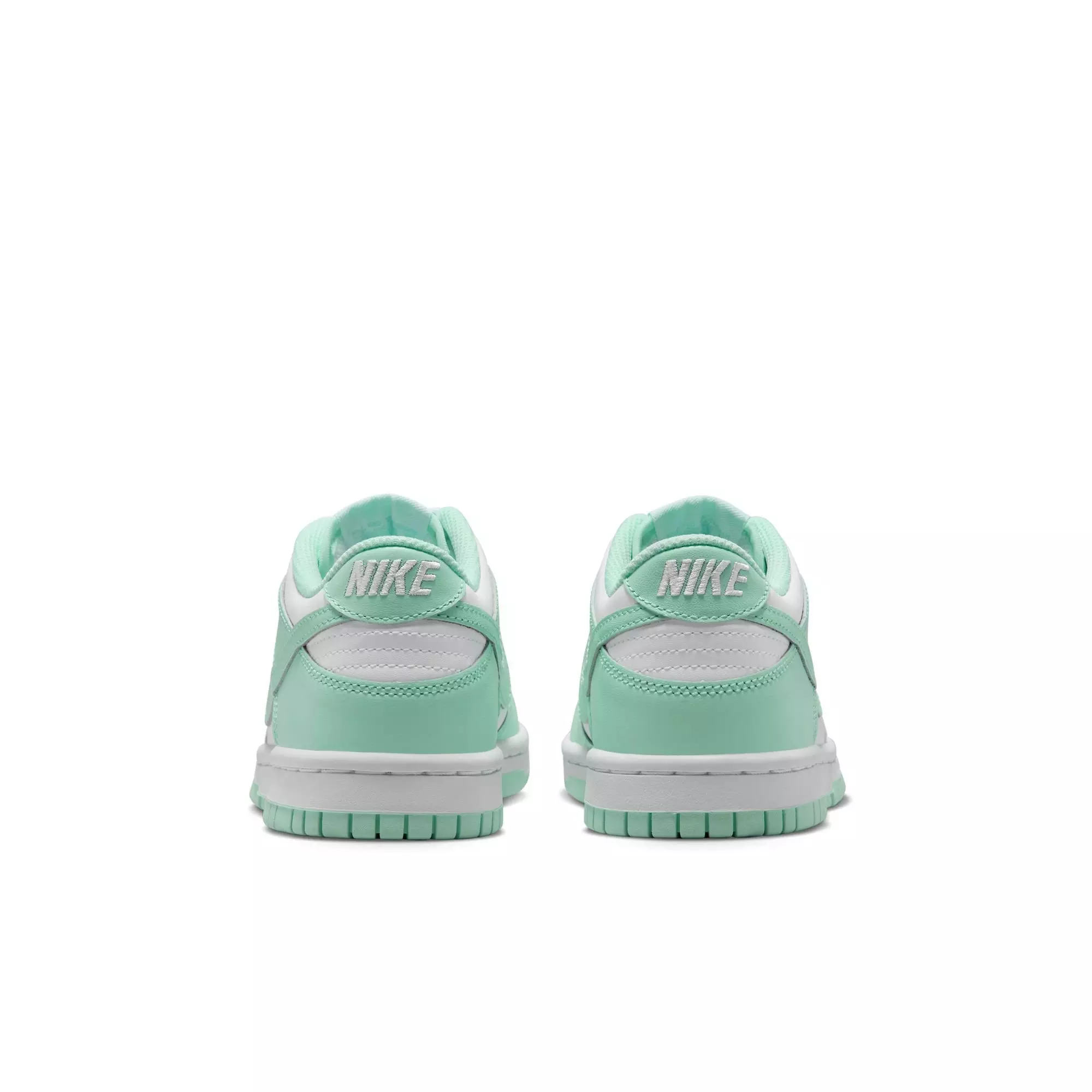 Nike Dunk Low "White/Mint Foam" Grade School Girls' Shoe - MINT