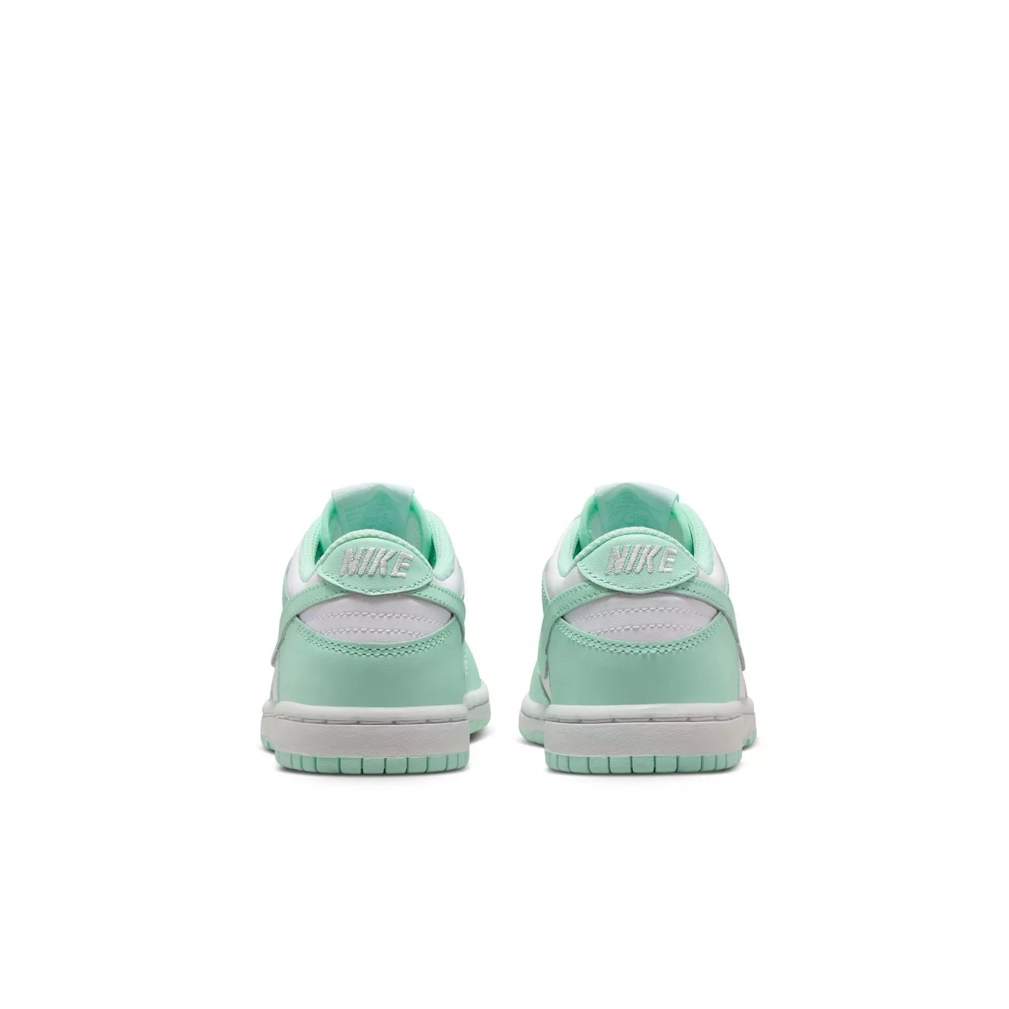 Nike Dunk Low "White/Mint Foam" Preschool Girls' Shoe - MINT