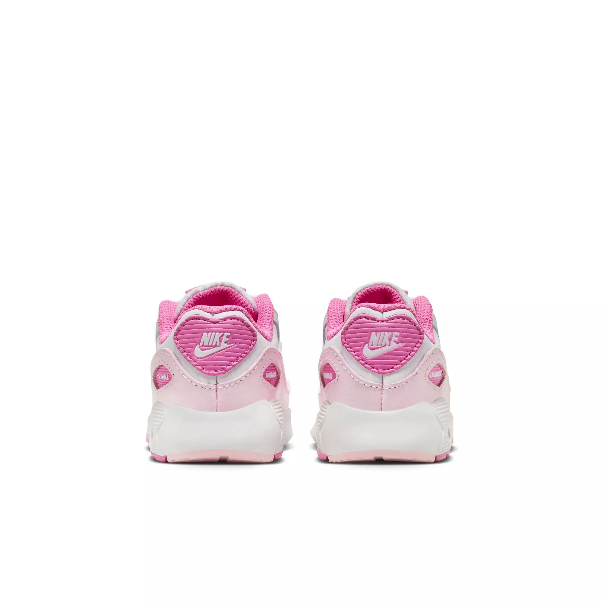 Nike Air Max 90 Gel "White/Playful Pink/Pink Foam" Toddler Girls' Shoe - PINK