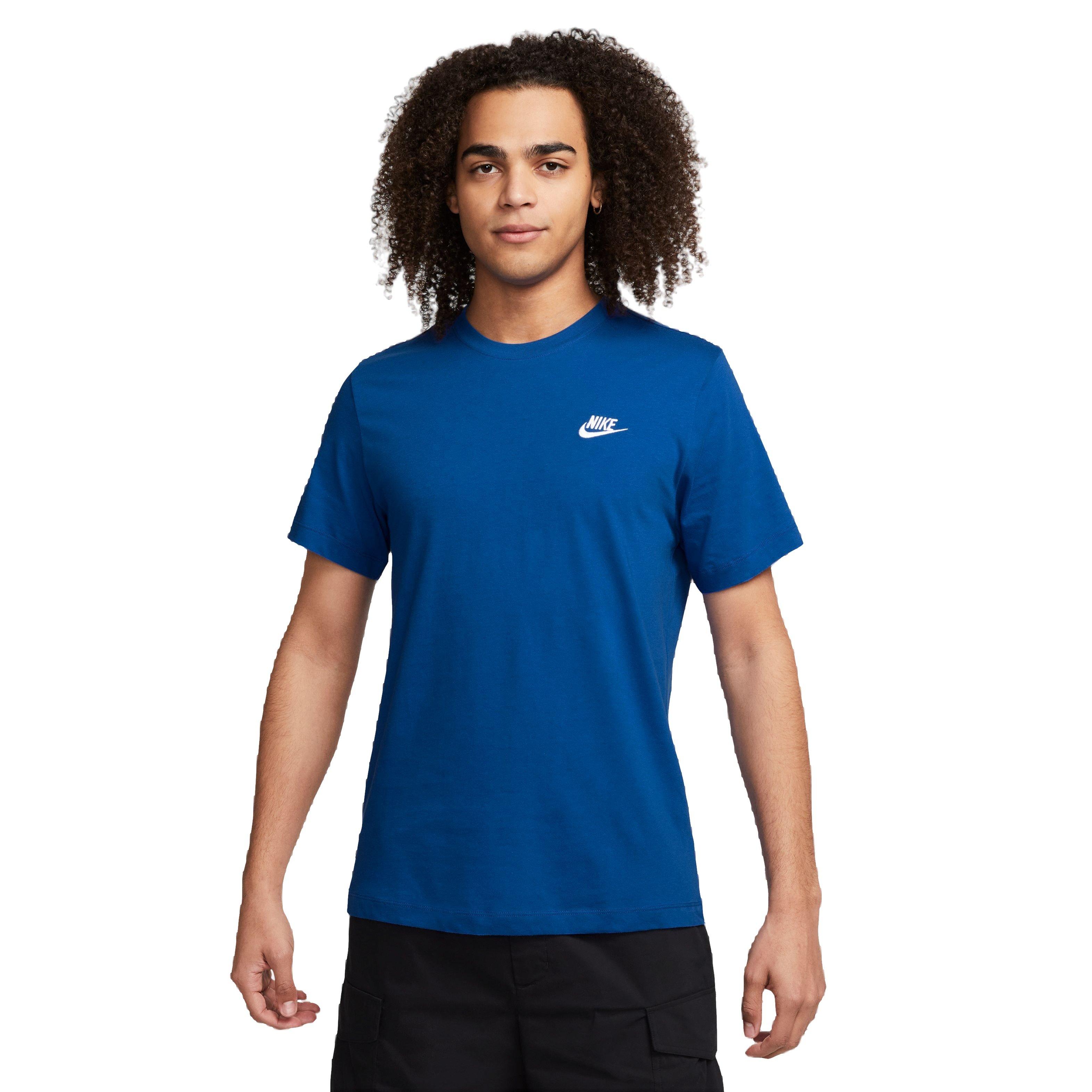 Nike Men's Sportswear Club Tee - Royal - ROYAL Thumbnail View 1