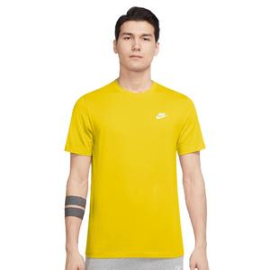 Nike Men's Sportswear Club Tee-Yellow