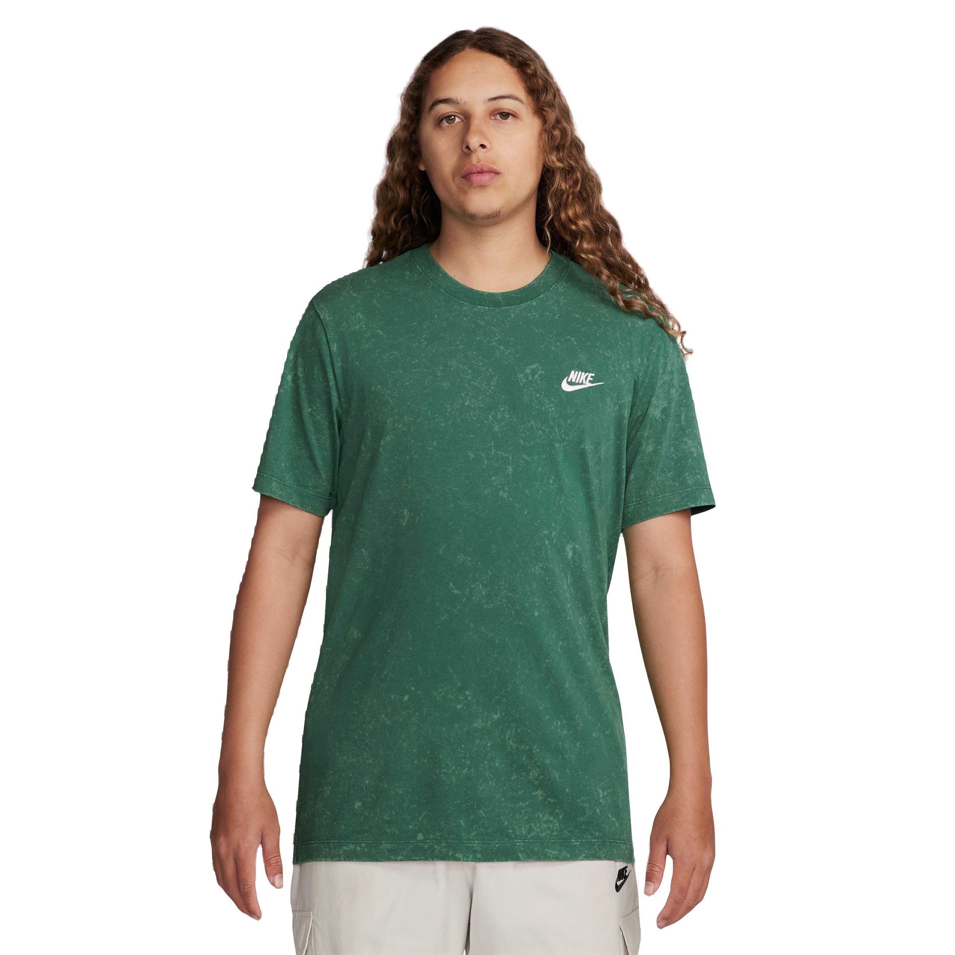 Nike Men's Sportswear Club Tee-Green - GREEN Thumbnail View 1