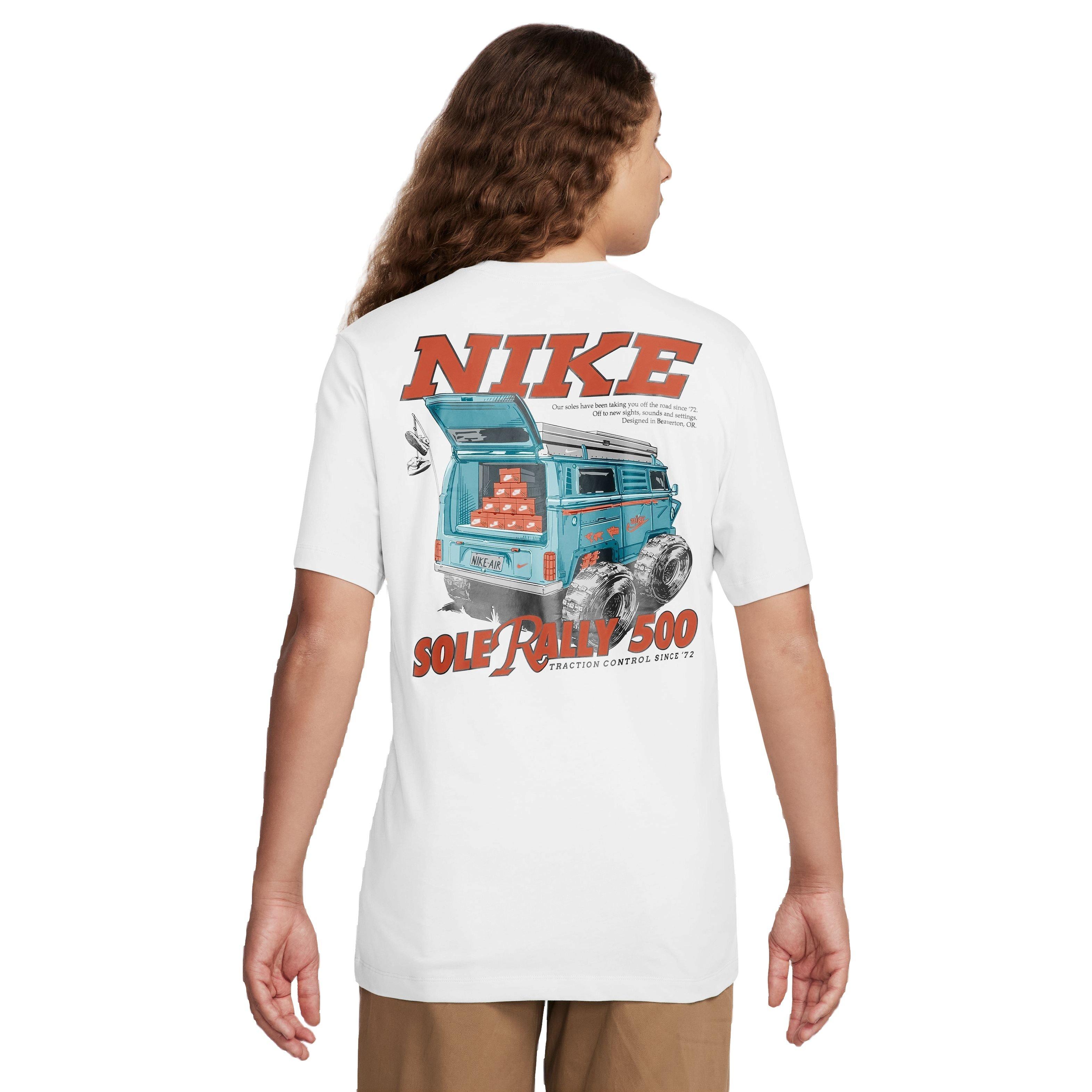 Nike Men's Sportswear Sole Rally LBR Tee - WHITE Thumbnail View 2