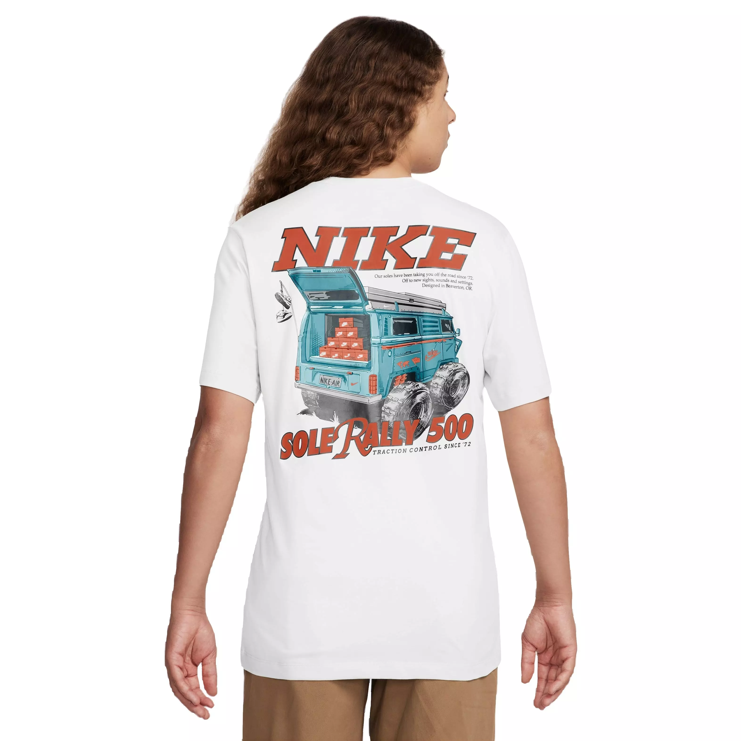 Nike Men's Sportswear Sole Rally LBR Tee - WHITE