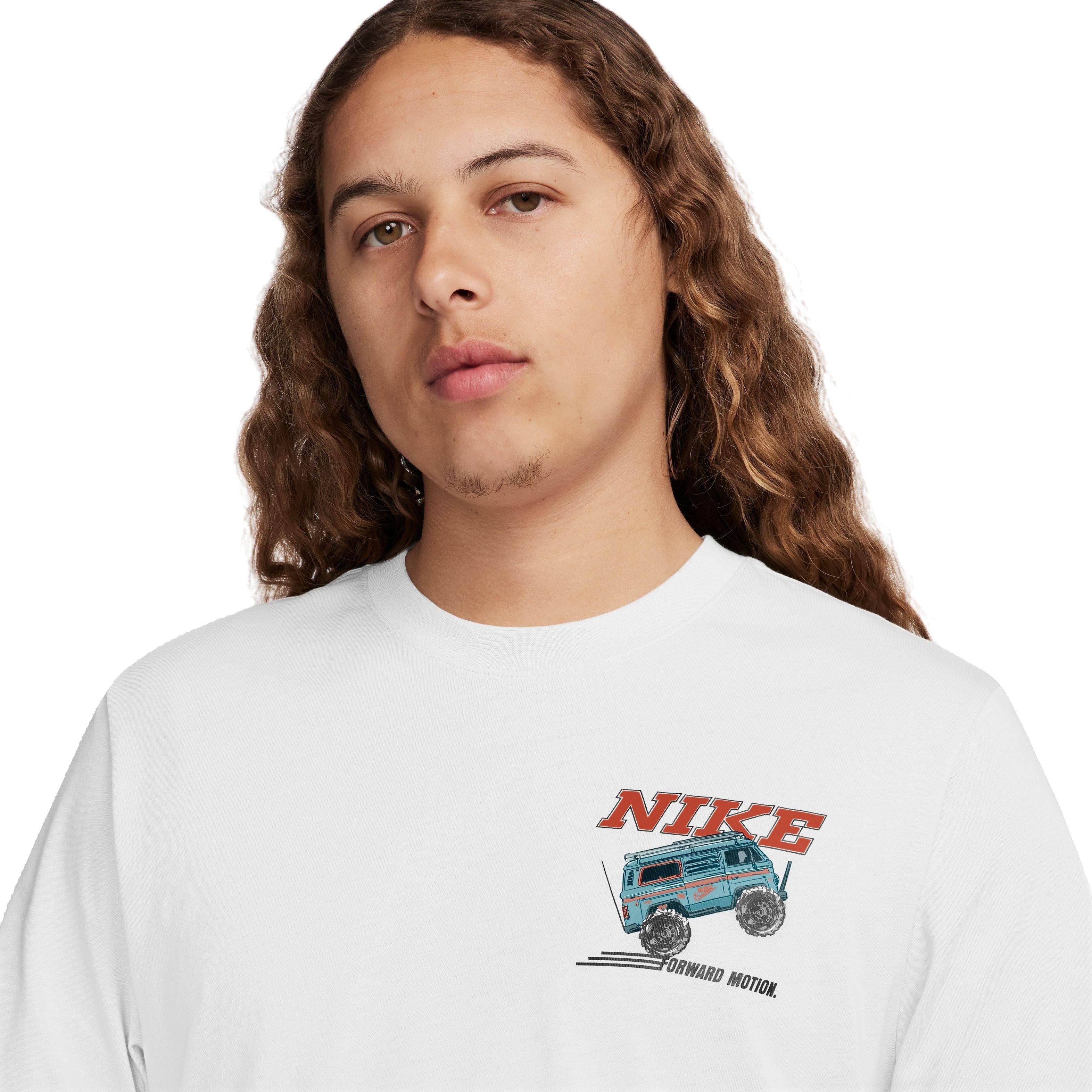 Nike Men's Sportswear Sole Rally LBR Tee - WHITE Thumbnail View 3