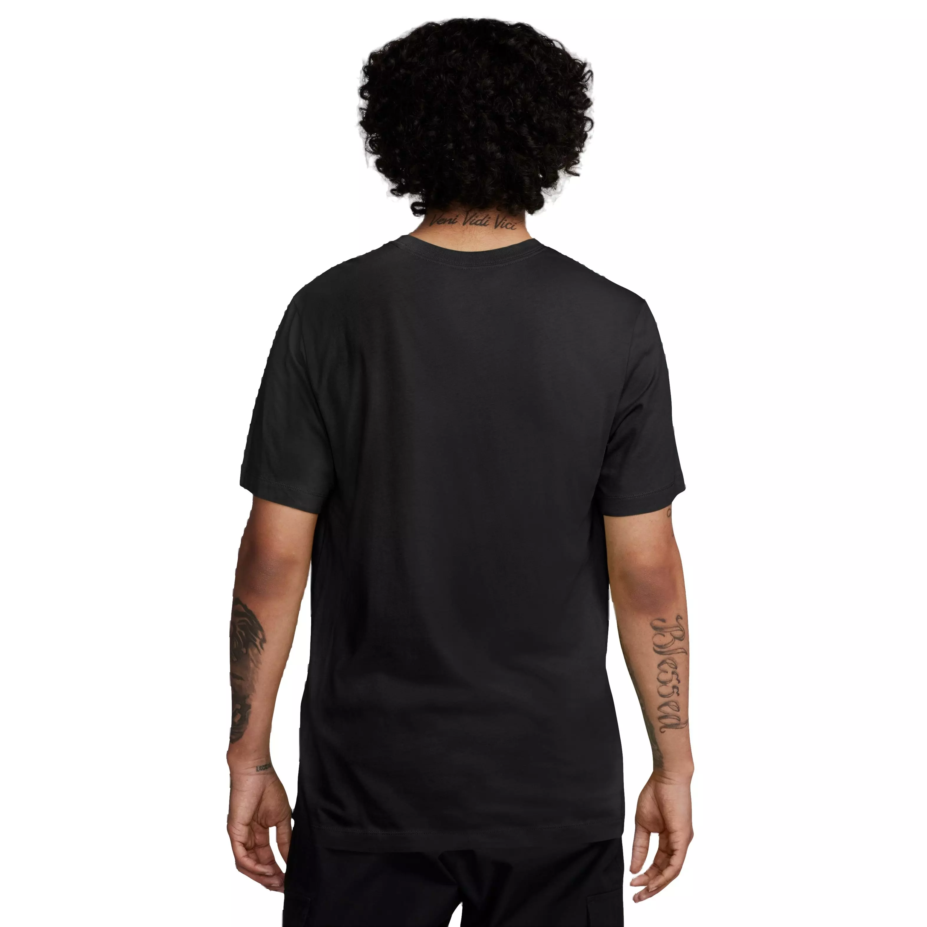 Nike Men's Sportswear Brandriff Just-Do-It Tee - BLACK