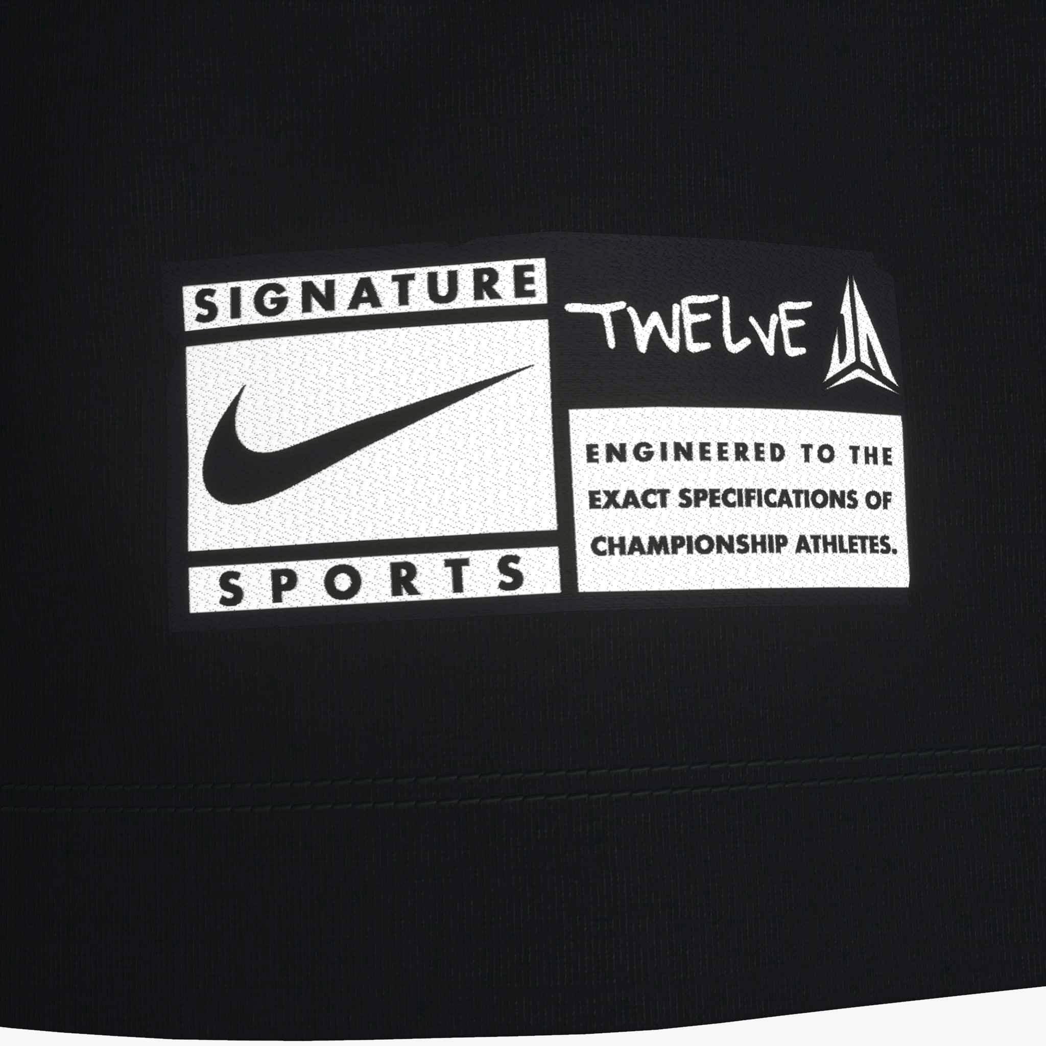 Nike Men's Ja Morant Dri-FIT Tee - Black/Lime - BLACK/LIME Thumbnail View 3