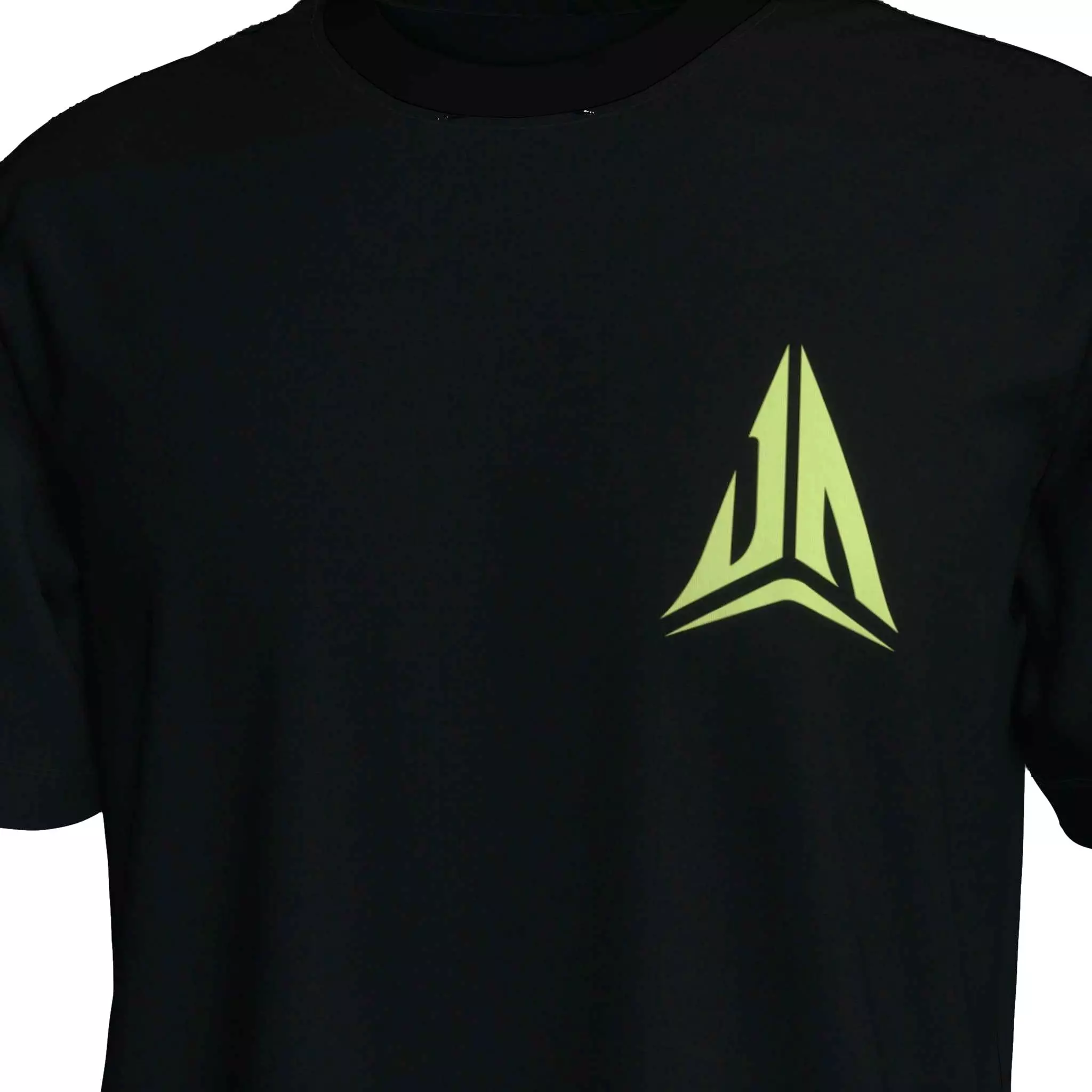 Nike Men's Ja Morant Dri-FIT Tee - Black/Lime - BLACK/LIME