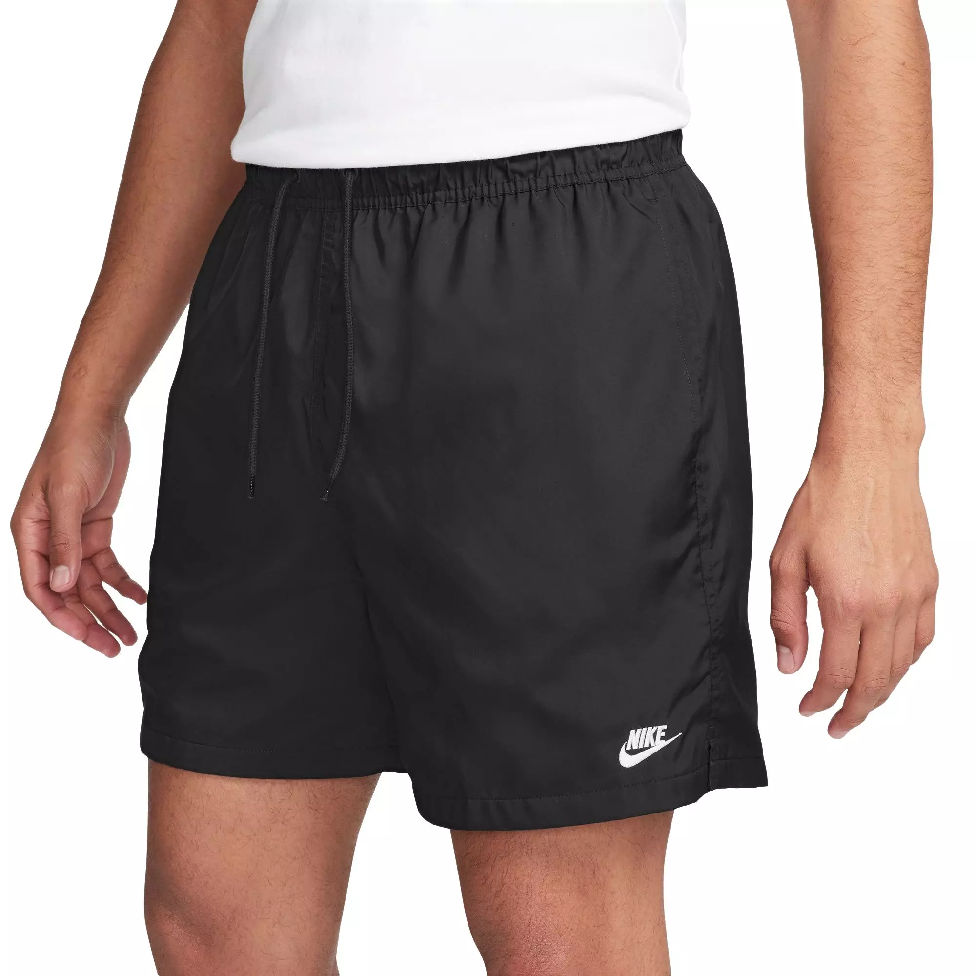 Nike Men's Club Flow Shorts - Black - BLACK