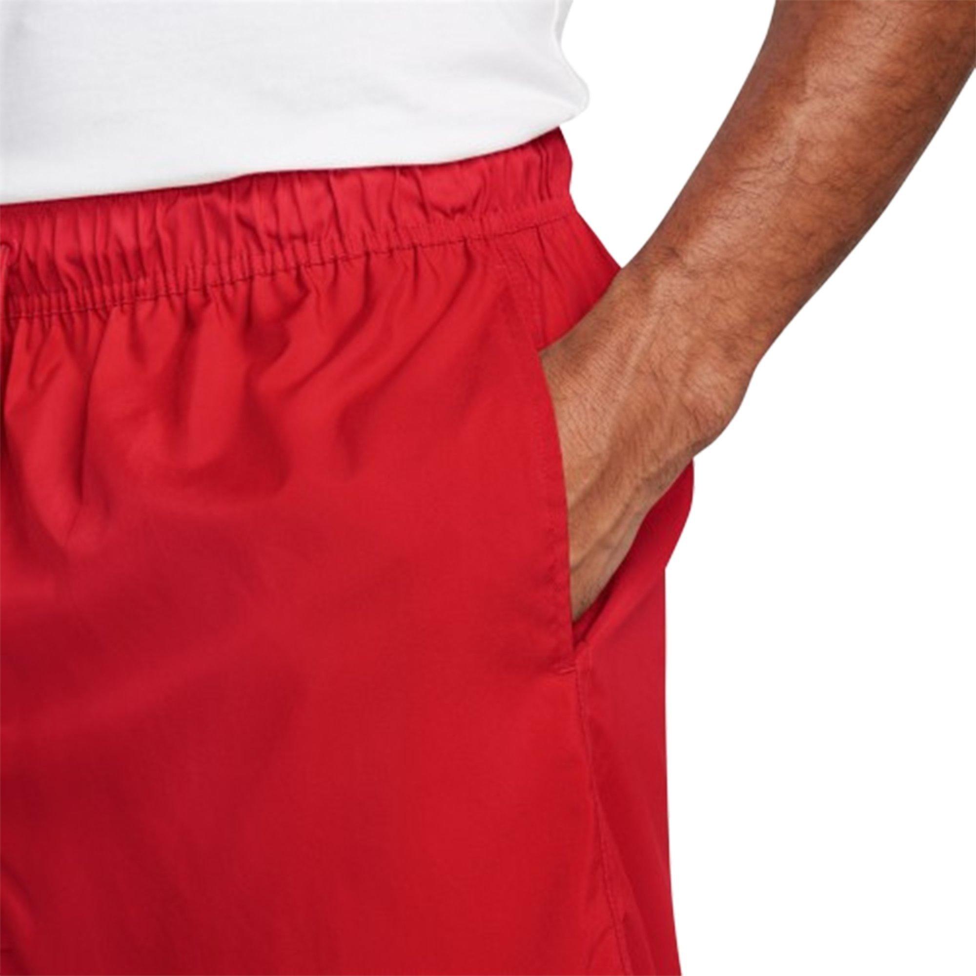 Nike Men's Club Flow Shorts - University Red - RED Thumbnail View 3
