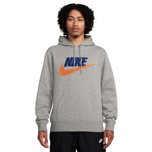 Nike Men's Club Chenille Futura Pullover - Grey