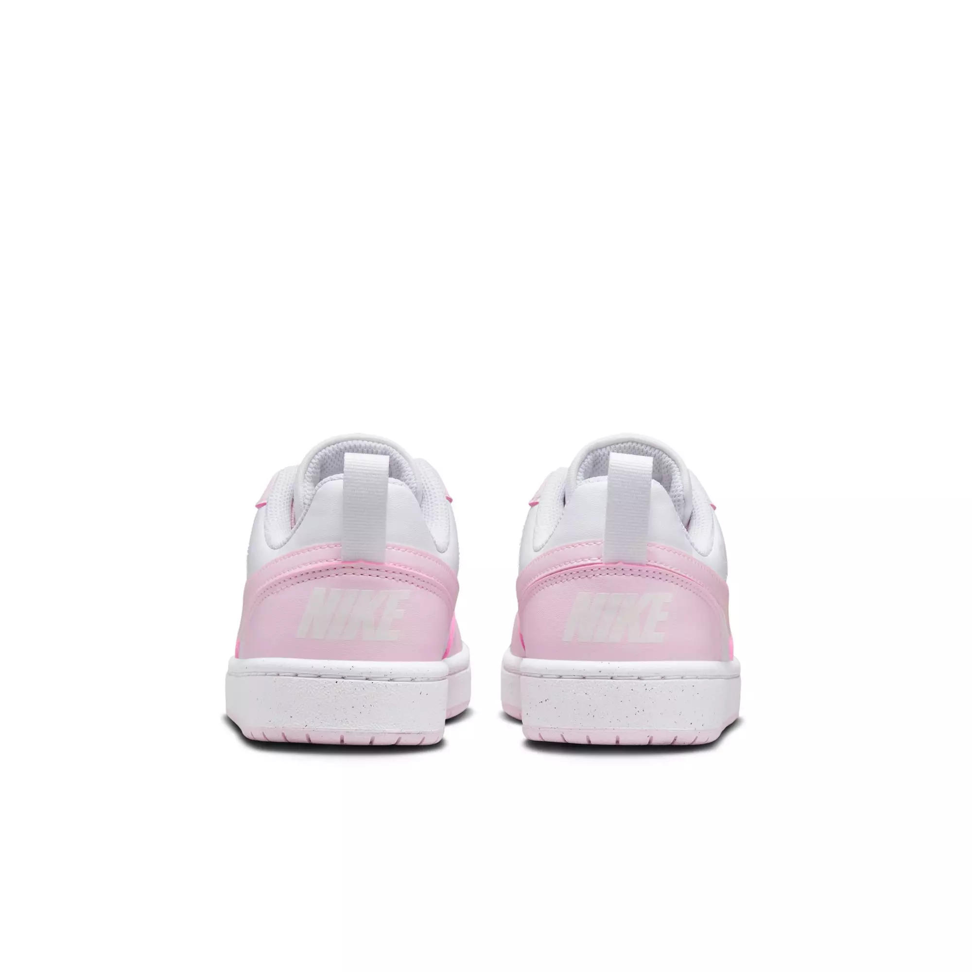 Nike Court Borough Low Recraft "White/Pink Foam" Grade School Girls' Shoe - WHITE/PINK