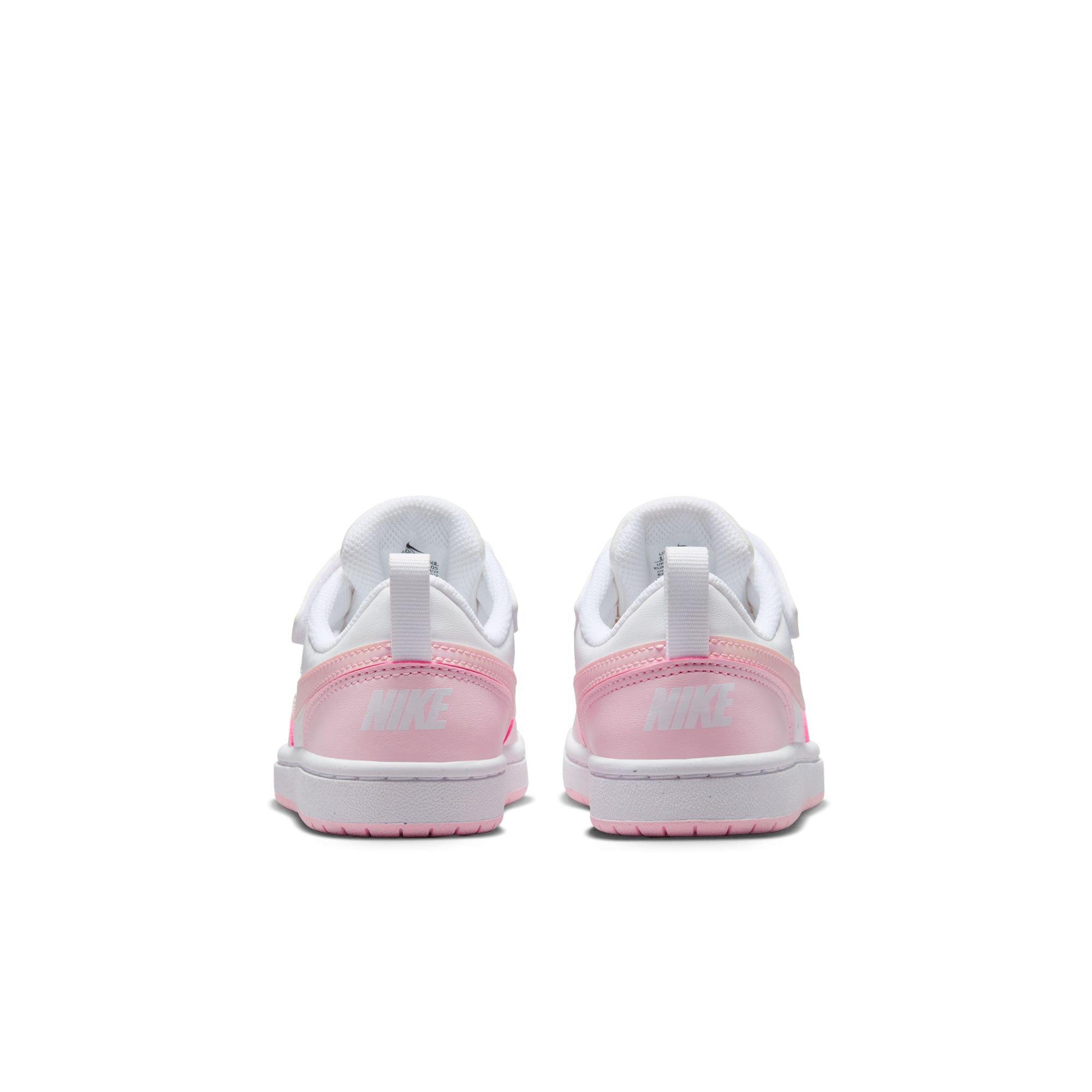 Nike Court Borough Low Recraft Preschool Girls' "White/Pink Foam" Shoe