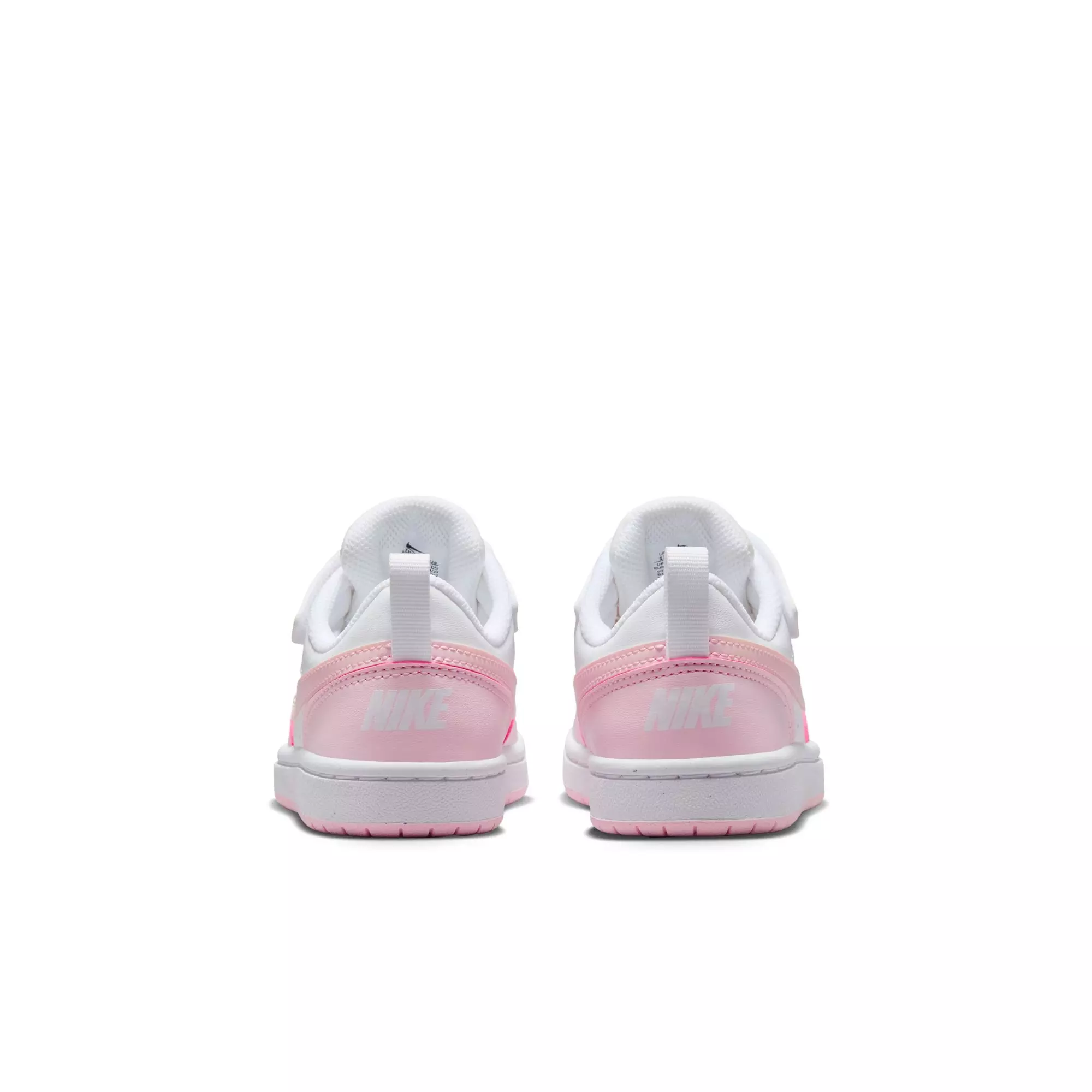 Nike Court Borough Low Recraft "White/Pink Foam" Preschool Girls' Shoe - WHITE/PINK