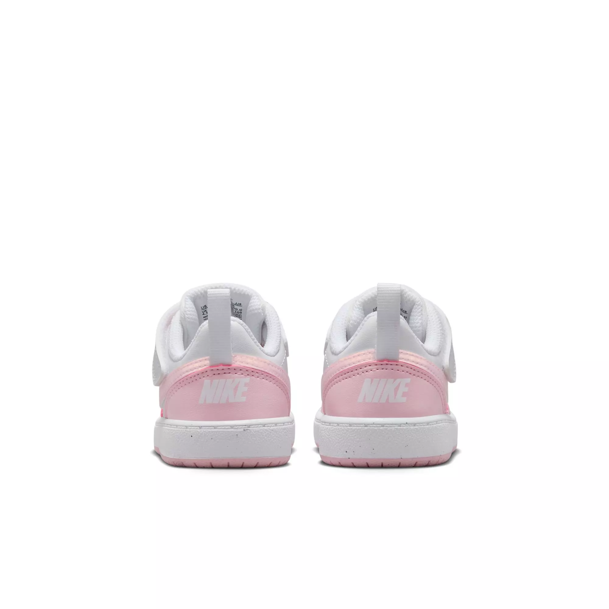 Nike Court Borough Low Recraft "White/Pink Foam" Toddler Girls' Shoe - WHITE/PINK