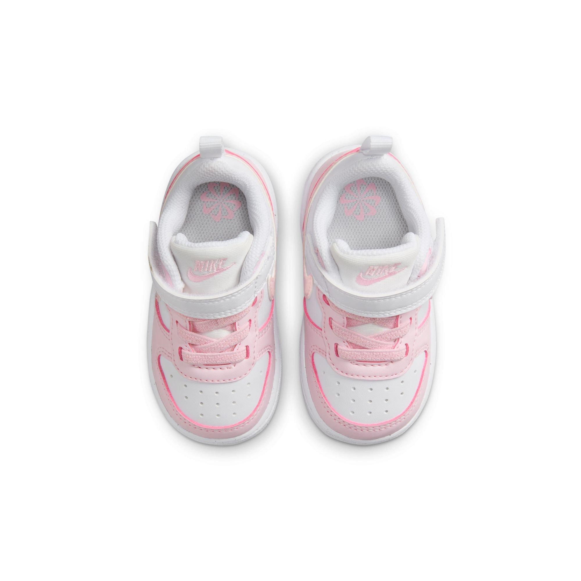 Nike Court Borough Low Recraft Toddler Girls' "White/Pink Foam" Shoe