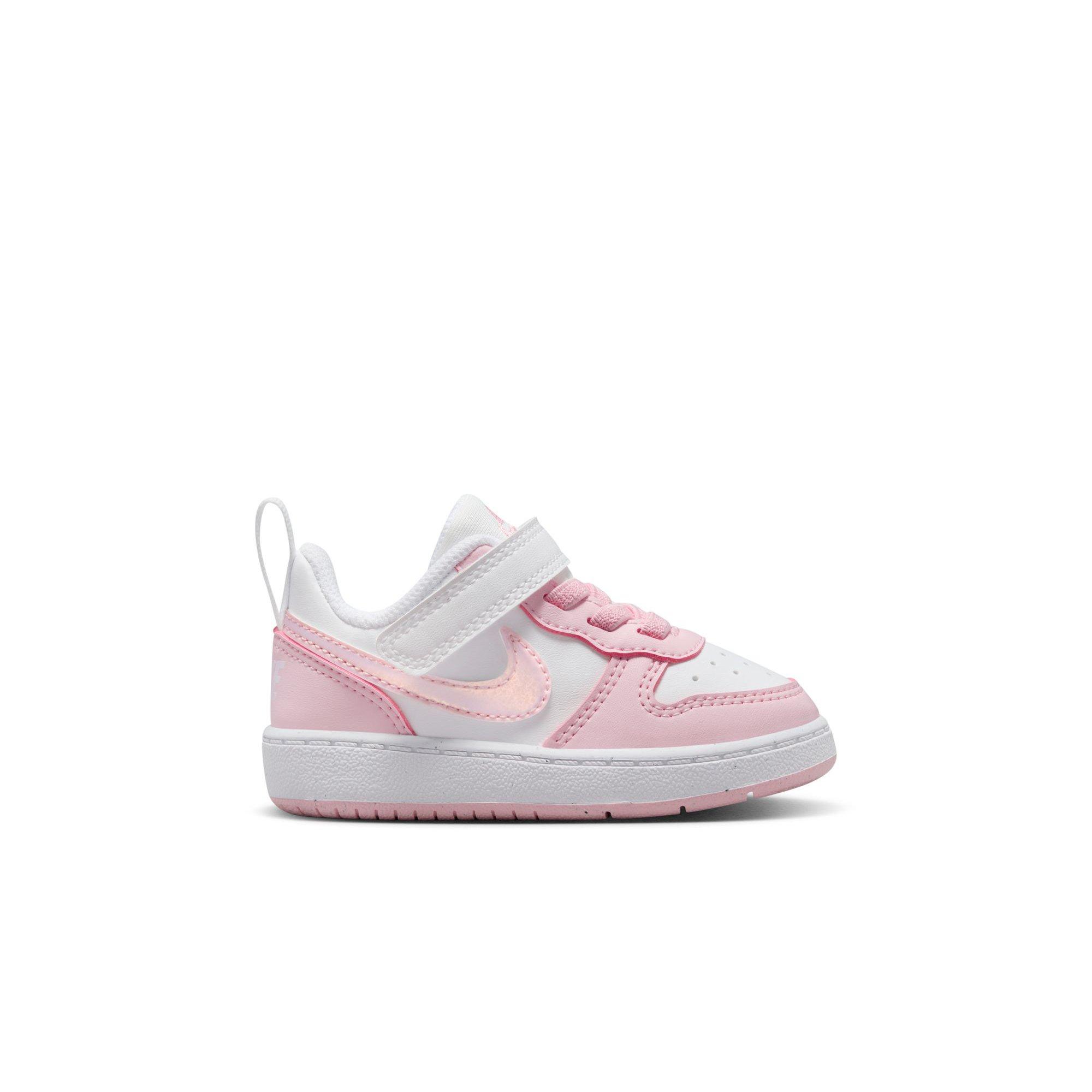 Nike Court Borough Low Recraft Toddler Girls' "White/Pink Foam" Shoe