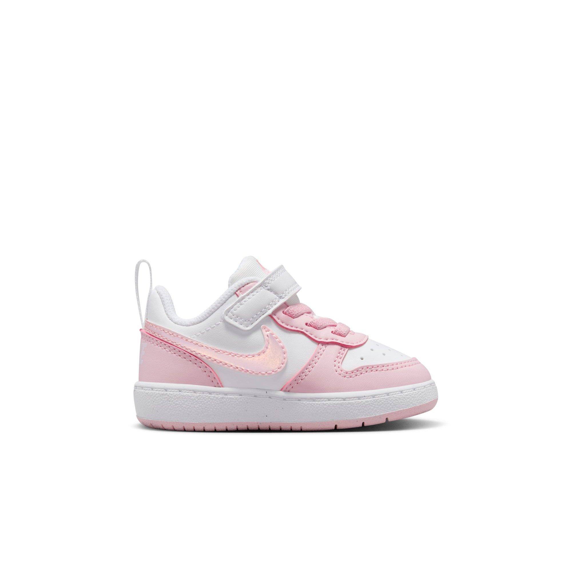 Nike Court Borough Low Recraft Toddler Girls' "White/Pink Foam" Shoe