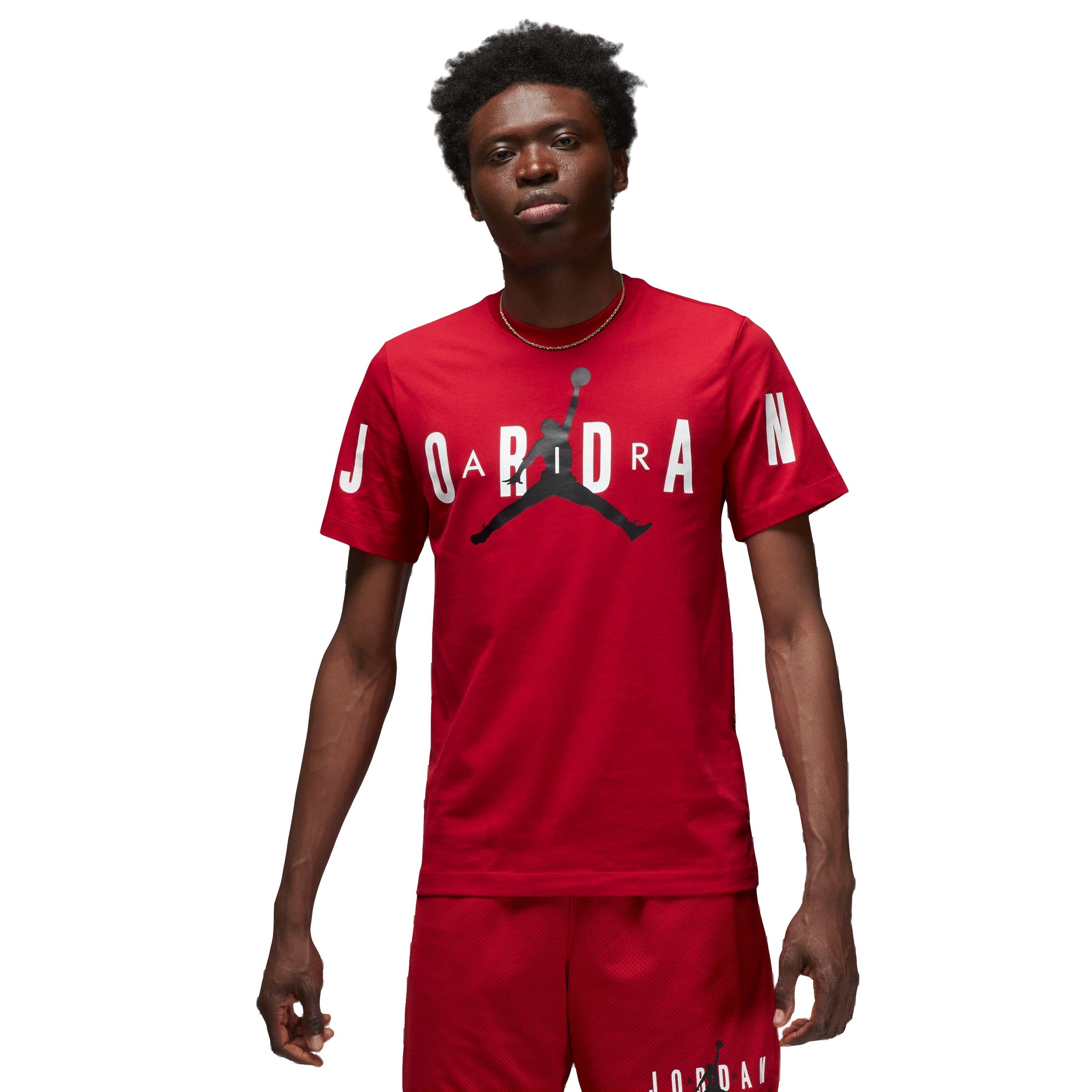 Jordan Men's Stretch Tee - Red - RED Thumbnail View 1