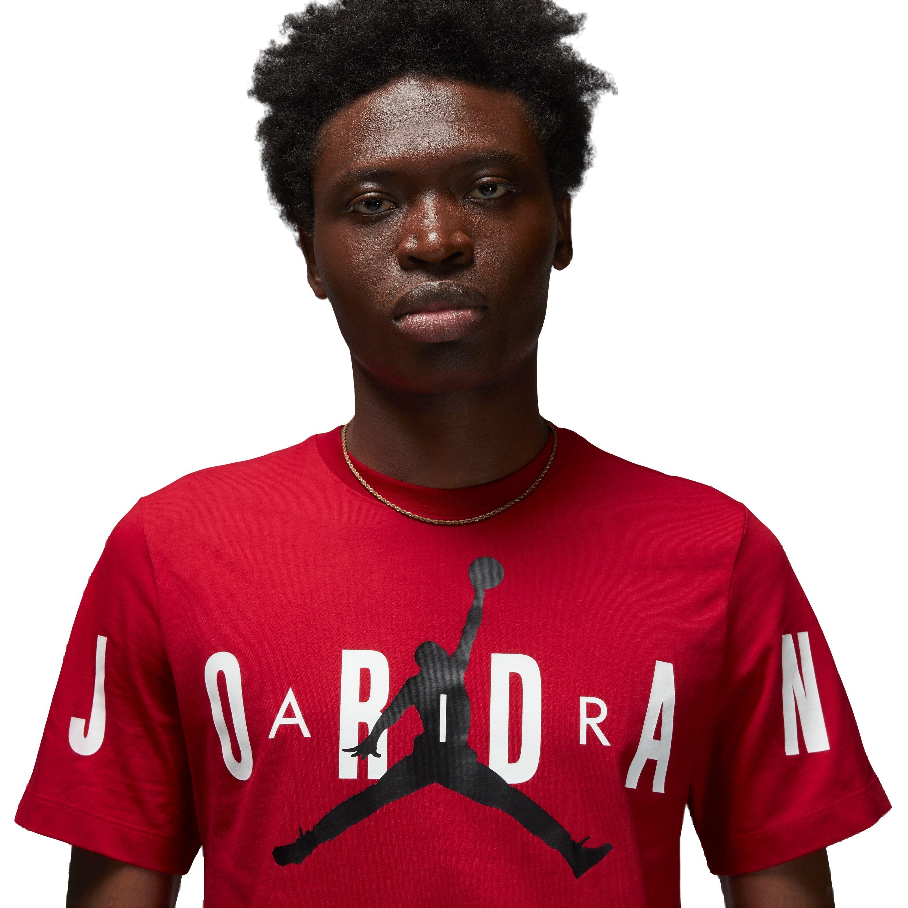 Jordan Men's Stretch Tee - Red - RED Thumbnail View 3