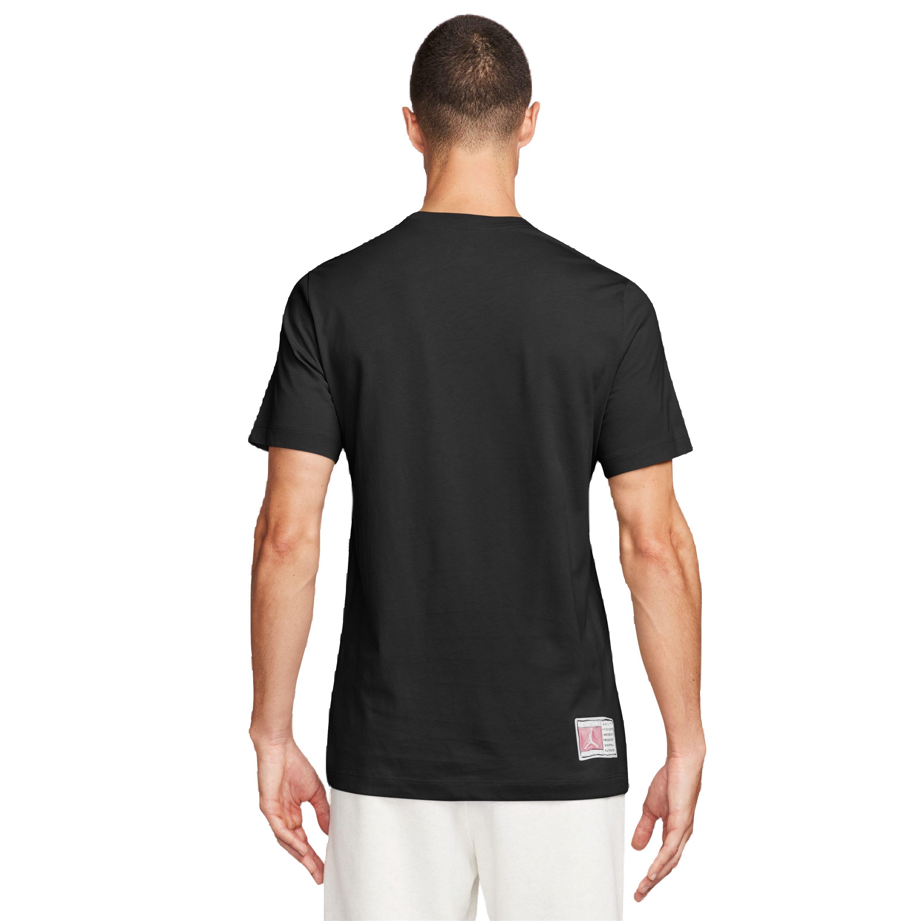 Jordan Men's Flight Ring Tee - Bred - BLACK/RED Thumbnail View 2