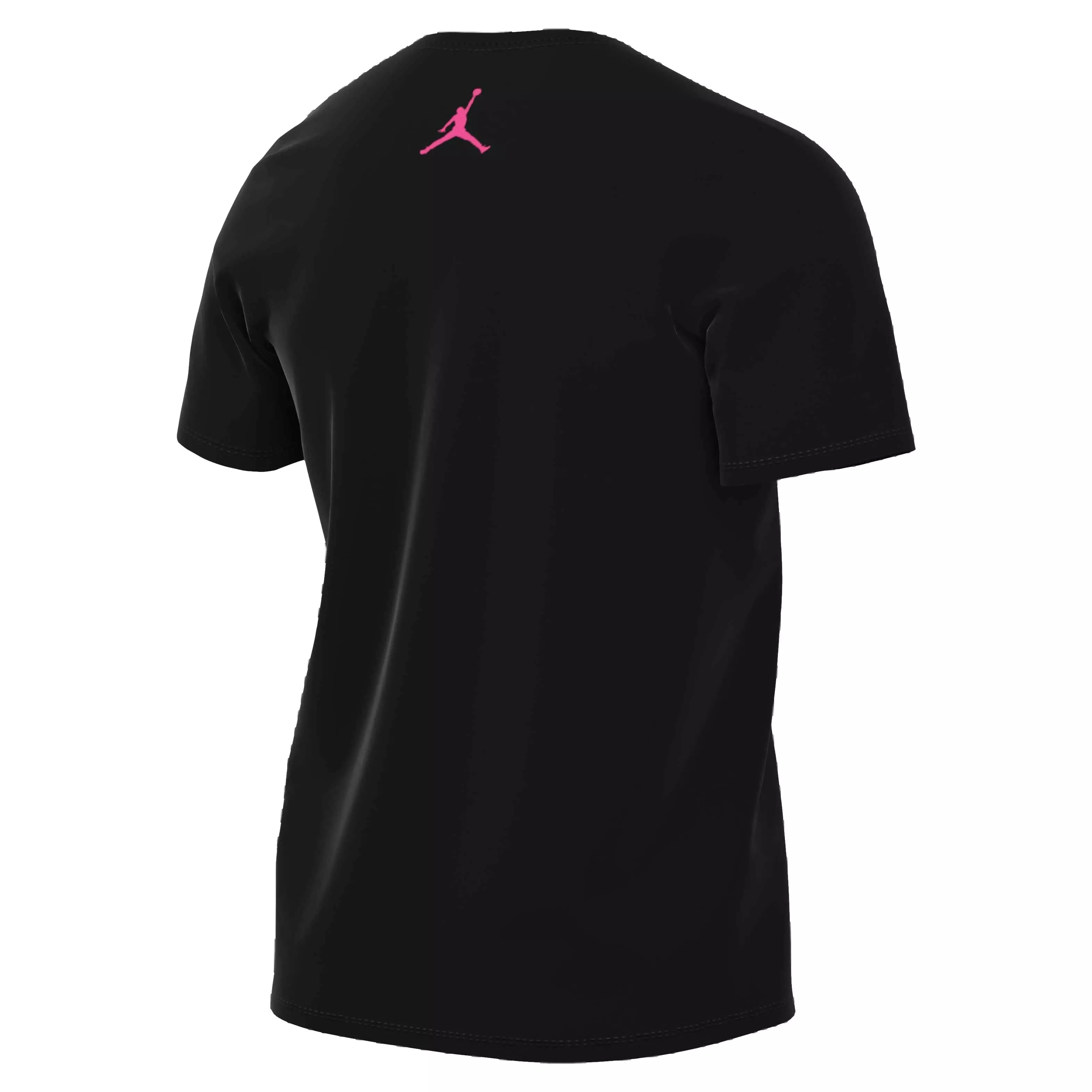 Jordan Men's Sport Dri-FIT Graphic Tee - Black/Pink - BLACK/PINK