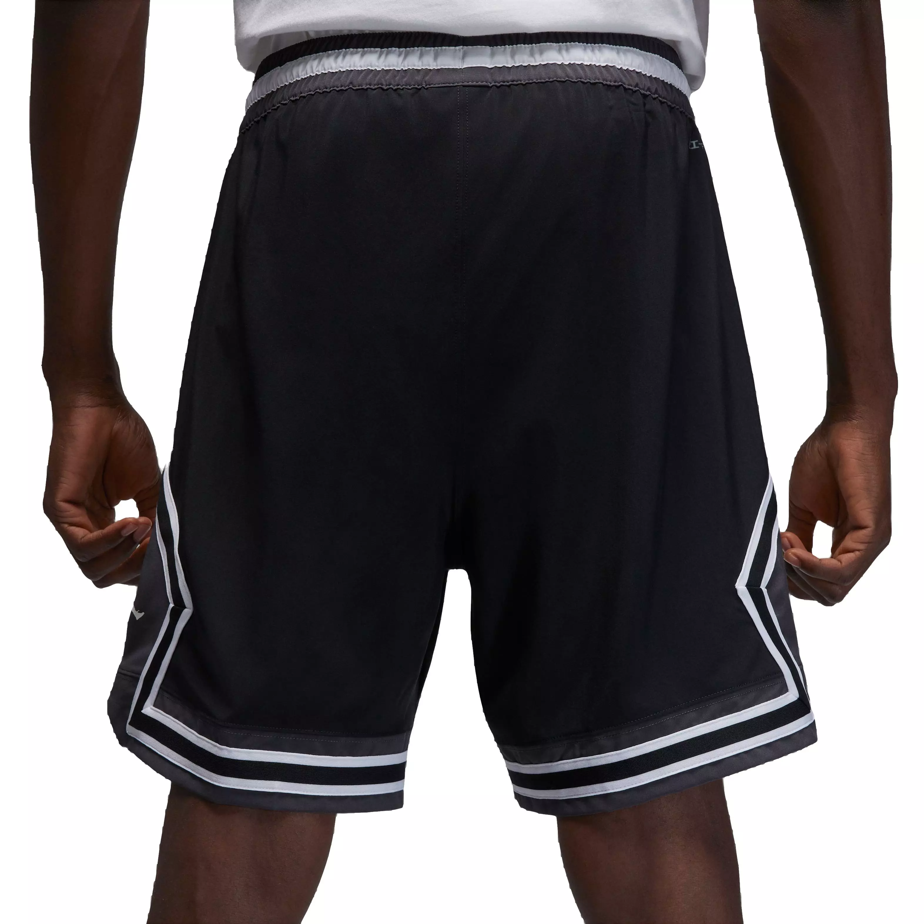 Nike Men's Woven Diamond Shorts - Black - BLACK