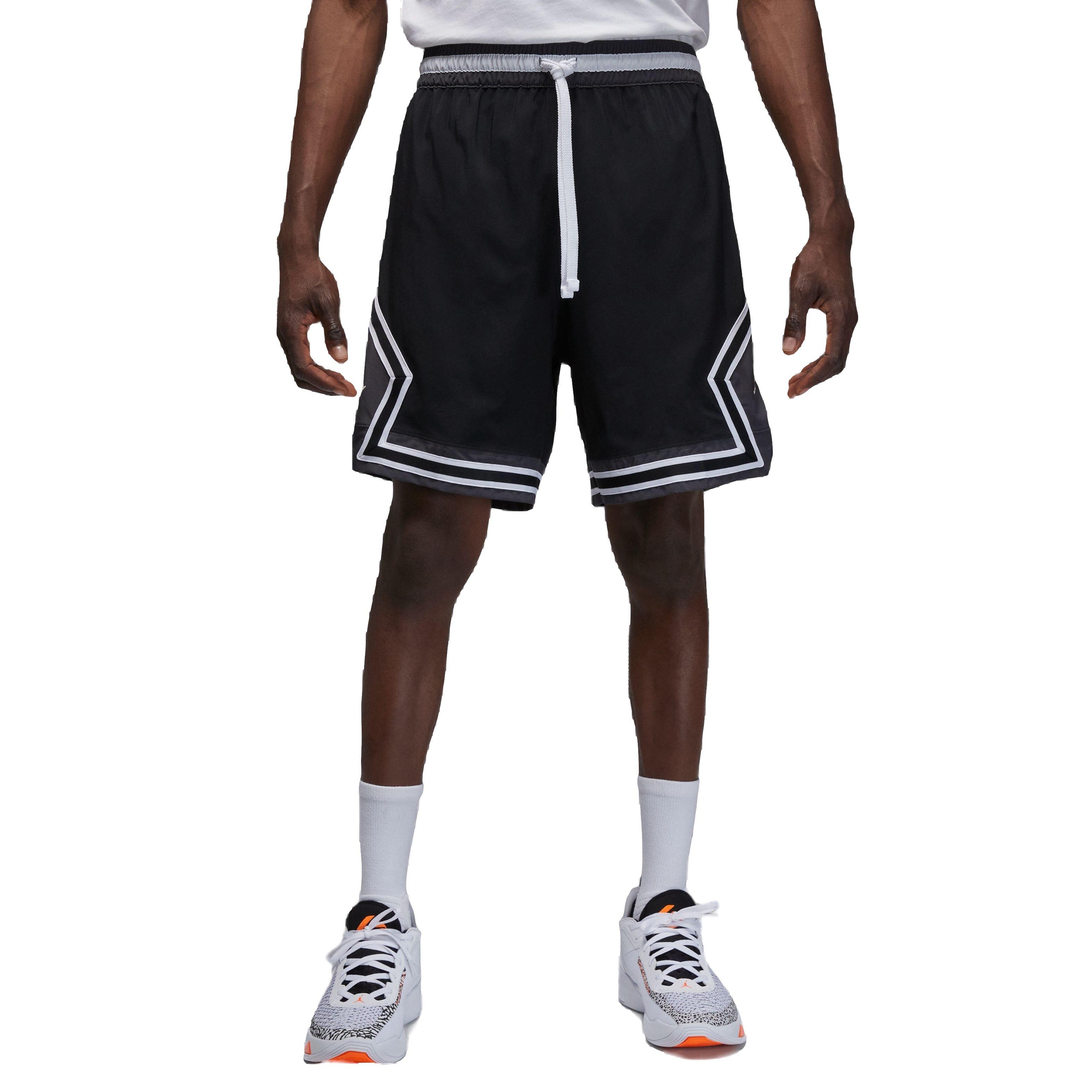 Nike Men's Woven Diamond Shorts - Black - BLACK Thumbnail View 6