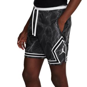 Jordan Men's Sport Printed Diamond Shorts - Black/White
