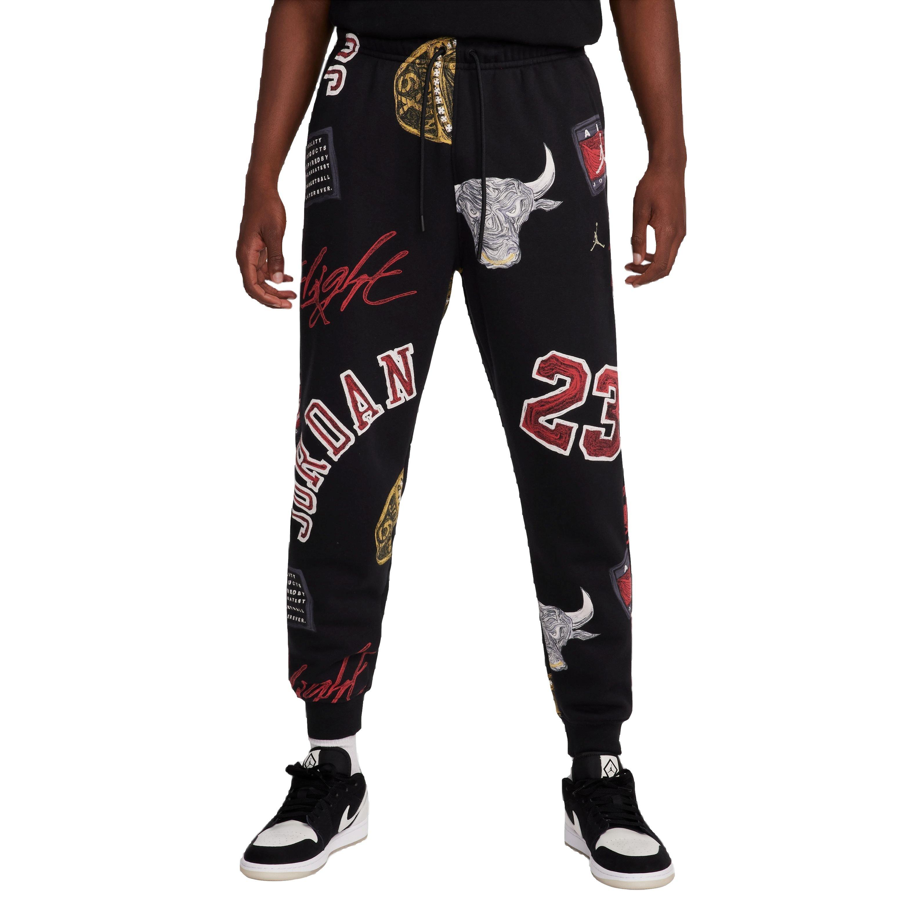 Jordan Men's Printed Hoodie - BLACK Thumbnail View 4