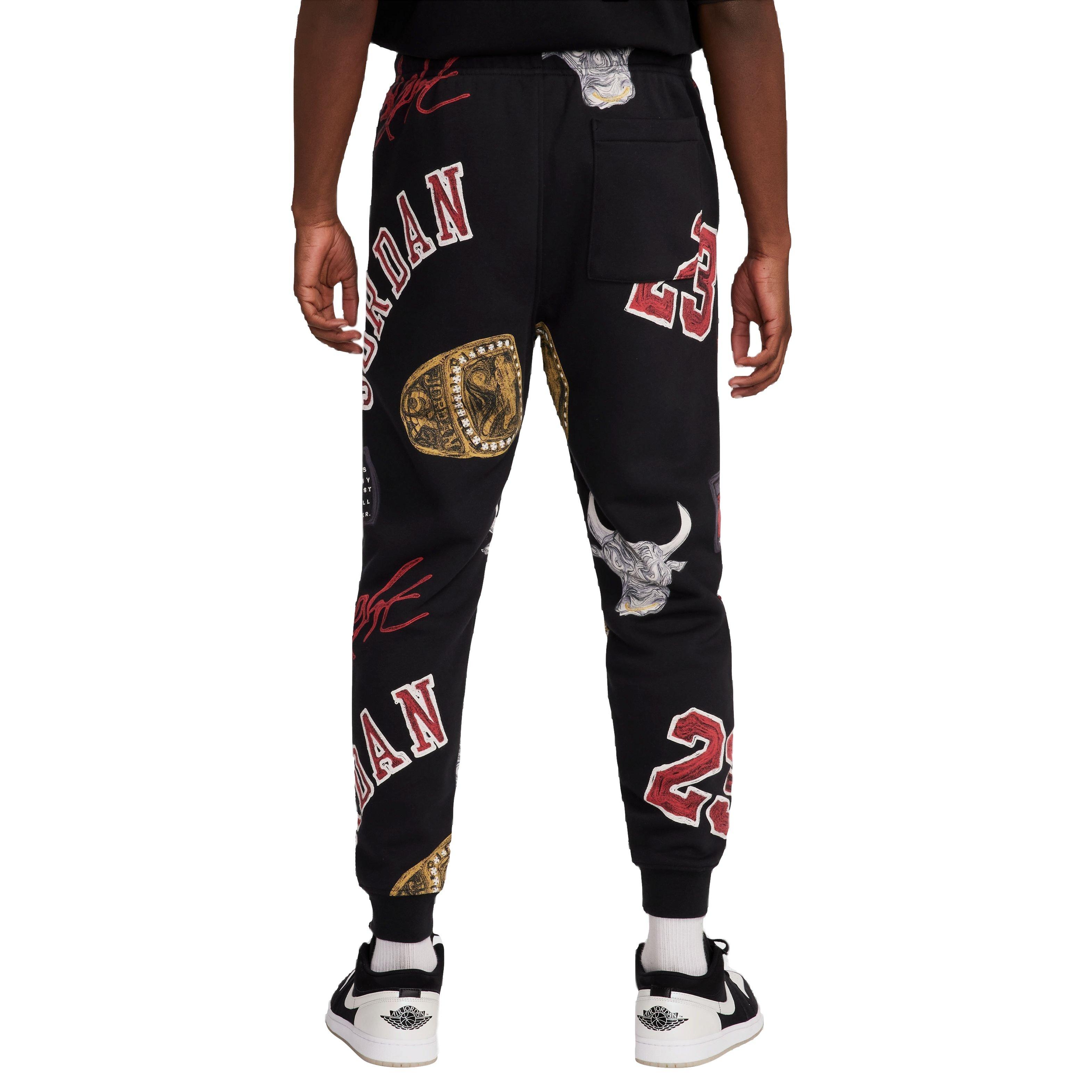 Jordan Men's Printed Hoodie - BLACK Thumbnail View 5