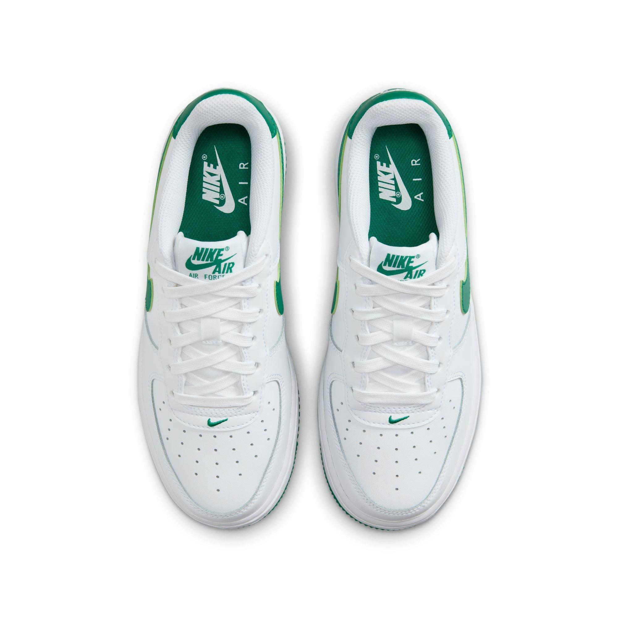 Nike Air Force 1 LV8 2 Grade School Boys' White/Malachite Shoe