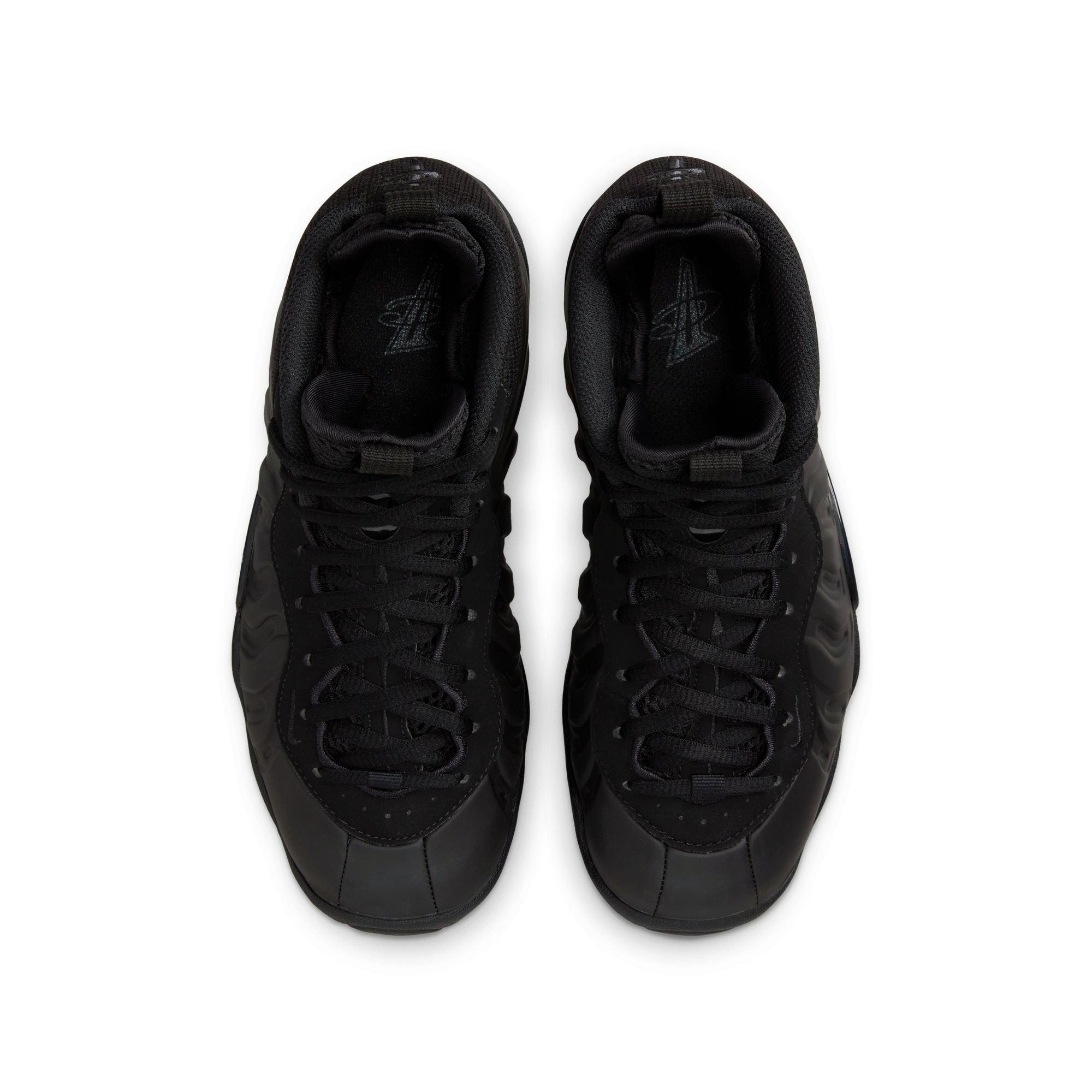 Nike Little Posite One "Anthracite" Grade School Kids' Shoe - BLACK/ANTHRACITE Thumbnail View 9