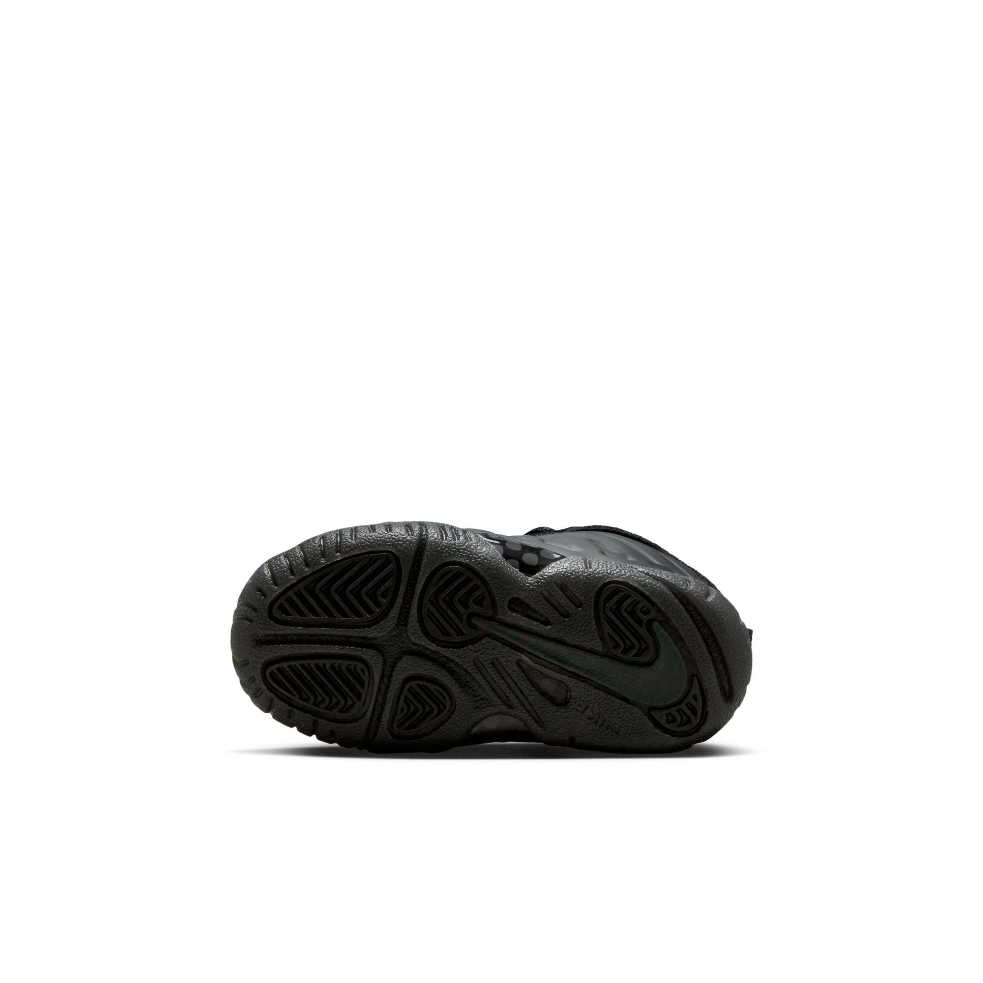 Nike Little Posite One "Anthracite" Toddler Kids' Shoe - BLACK/ANTHRACITE Thumbnail View 9