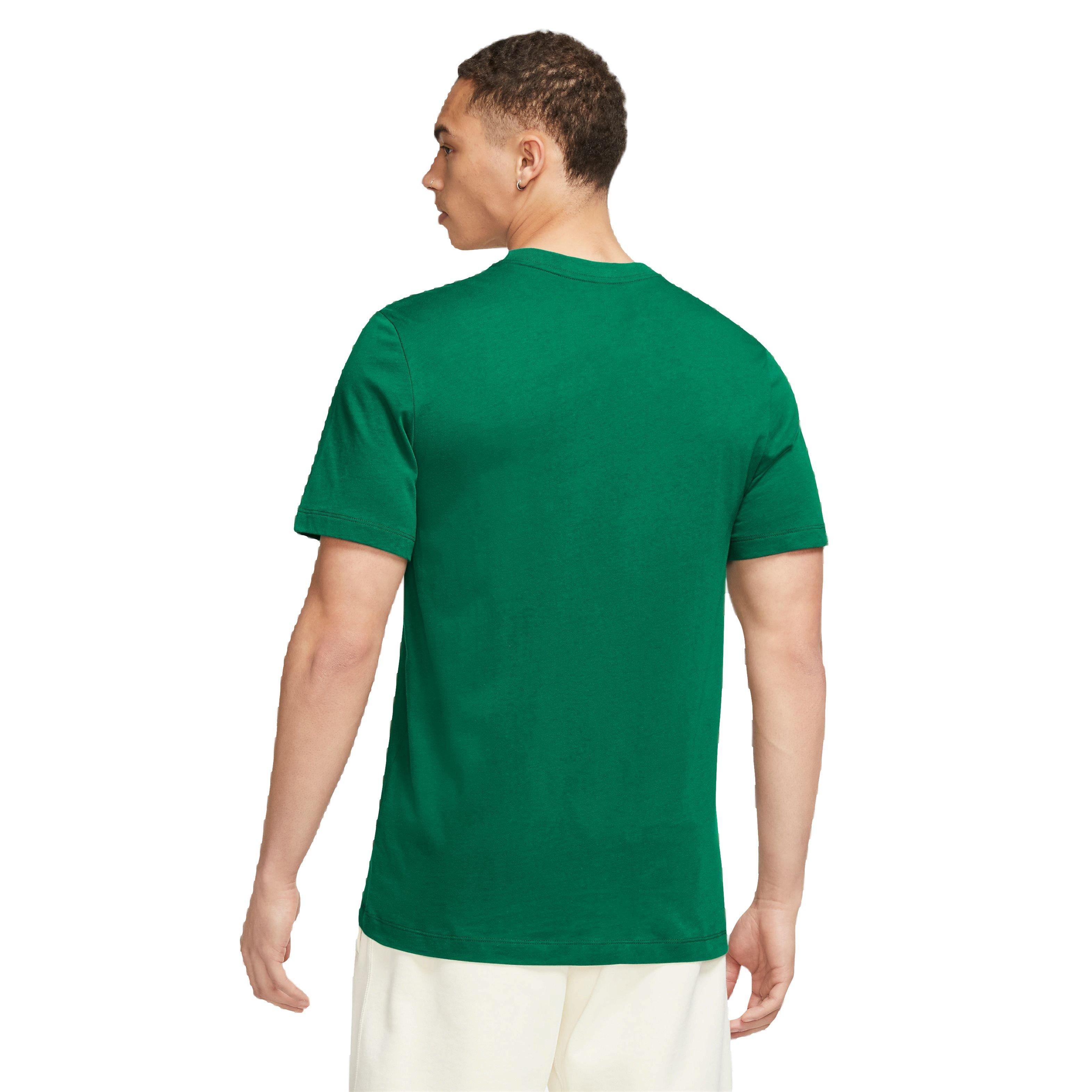 Nike Men's Sportswear Club Tee-Green - GREEN Thumbnail View 2