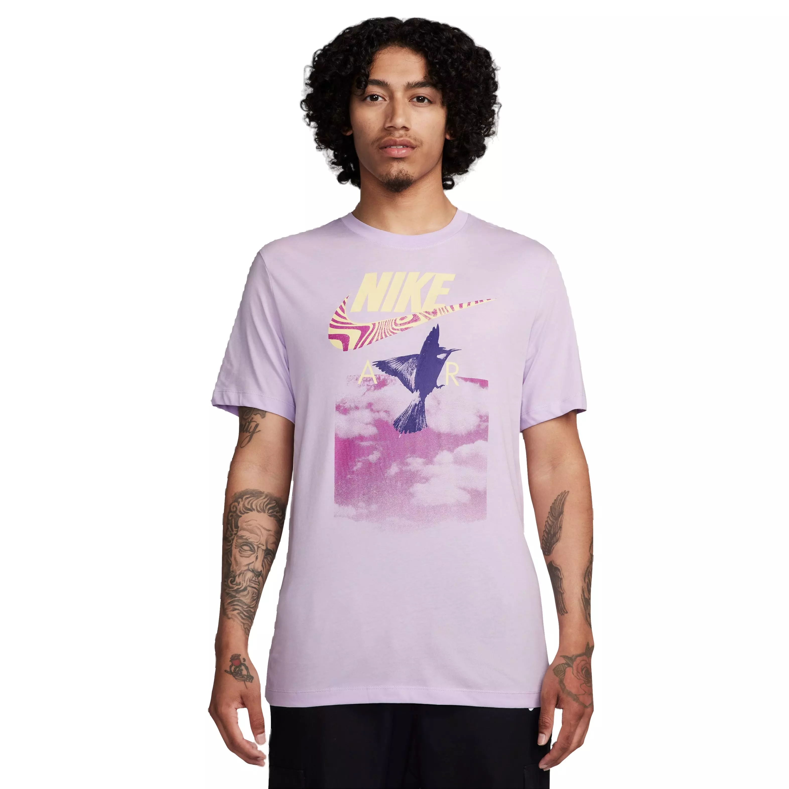 Nike Men's Brandriff In Air Tee - Purple - PURPLE