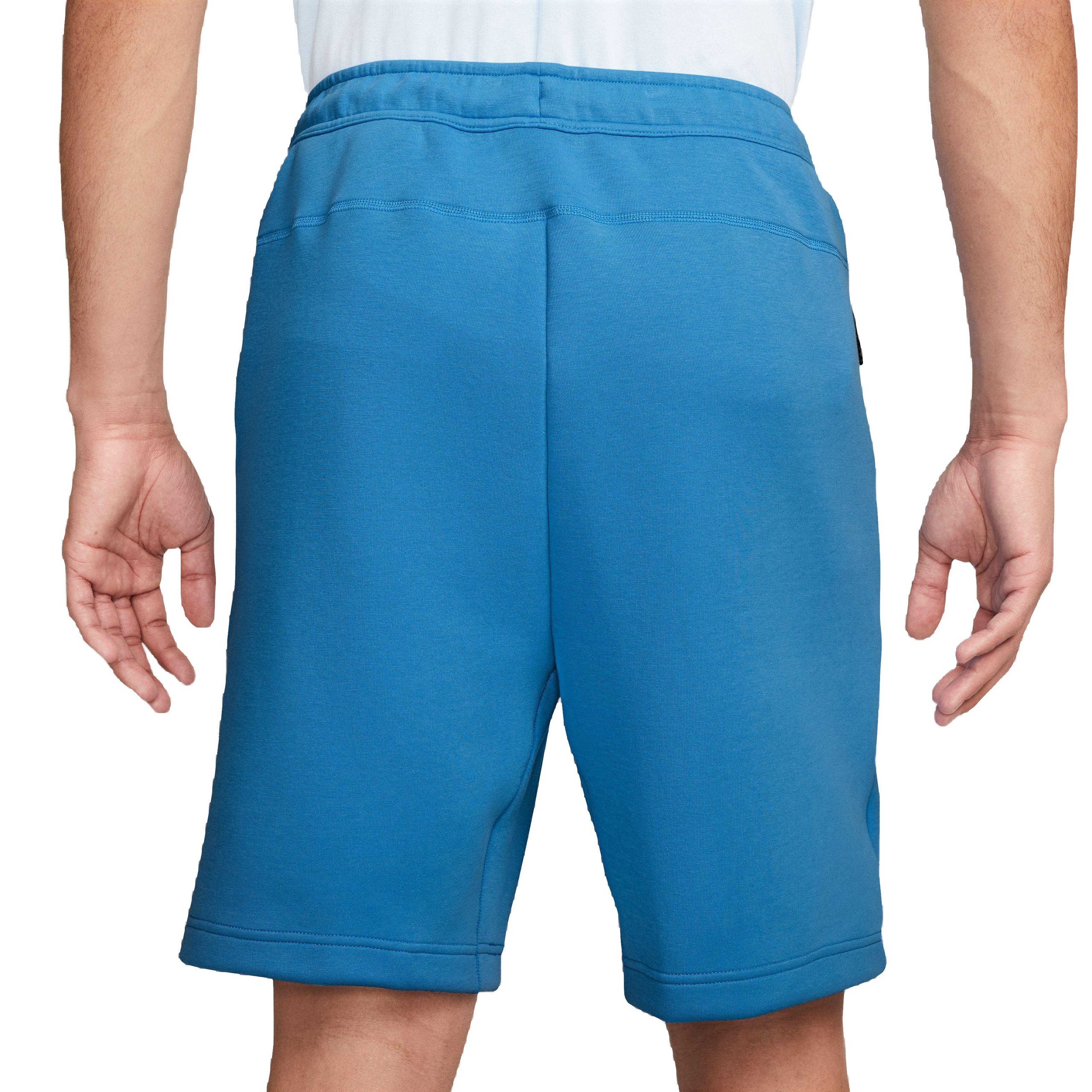 Nike Men's Sportswear Tech Fleece Shorts - Light Photo Blue - BLUE Thumbnail View 2