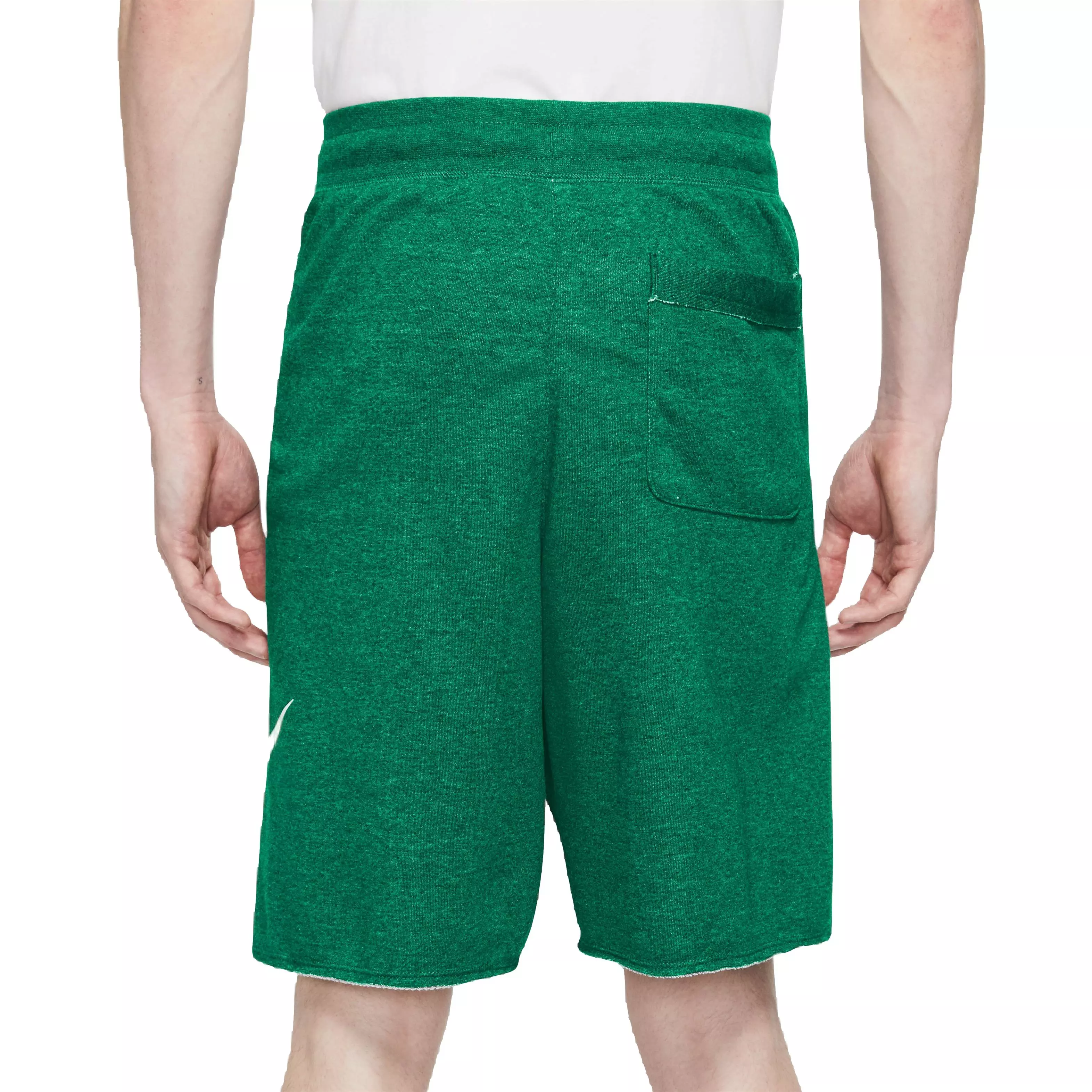 Nike Men's Club Alumni French Terry Shorts-Green - GREEN