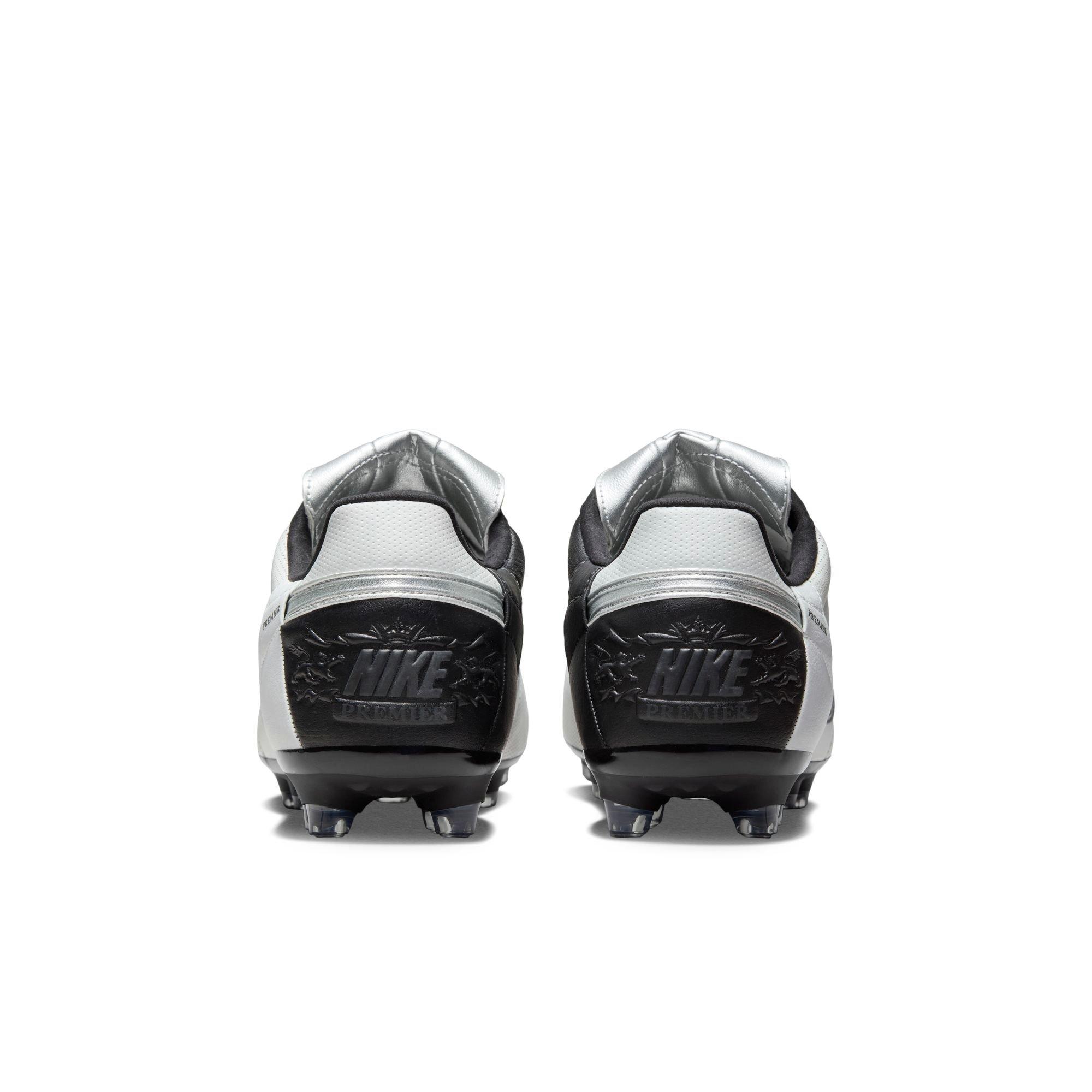 Nike Premier 3 FG "Photon Dust/Metallic Silver/Black" Men's Soccer Cleat - SILVER/BLACK Thumbnail View 13
